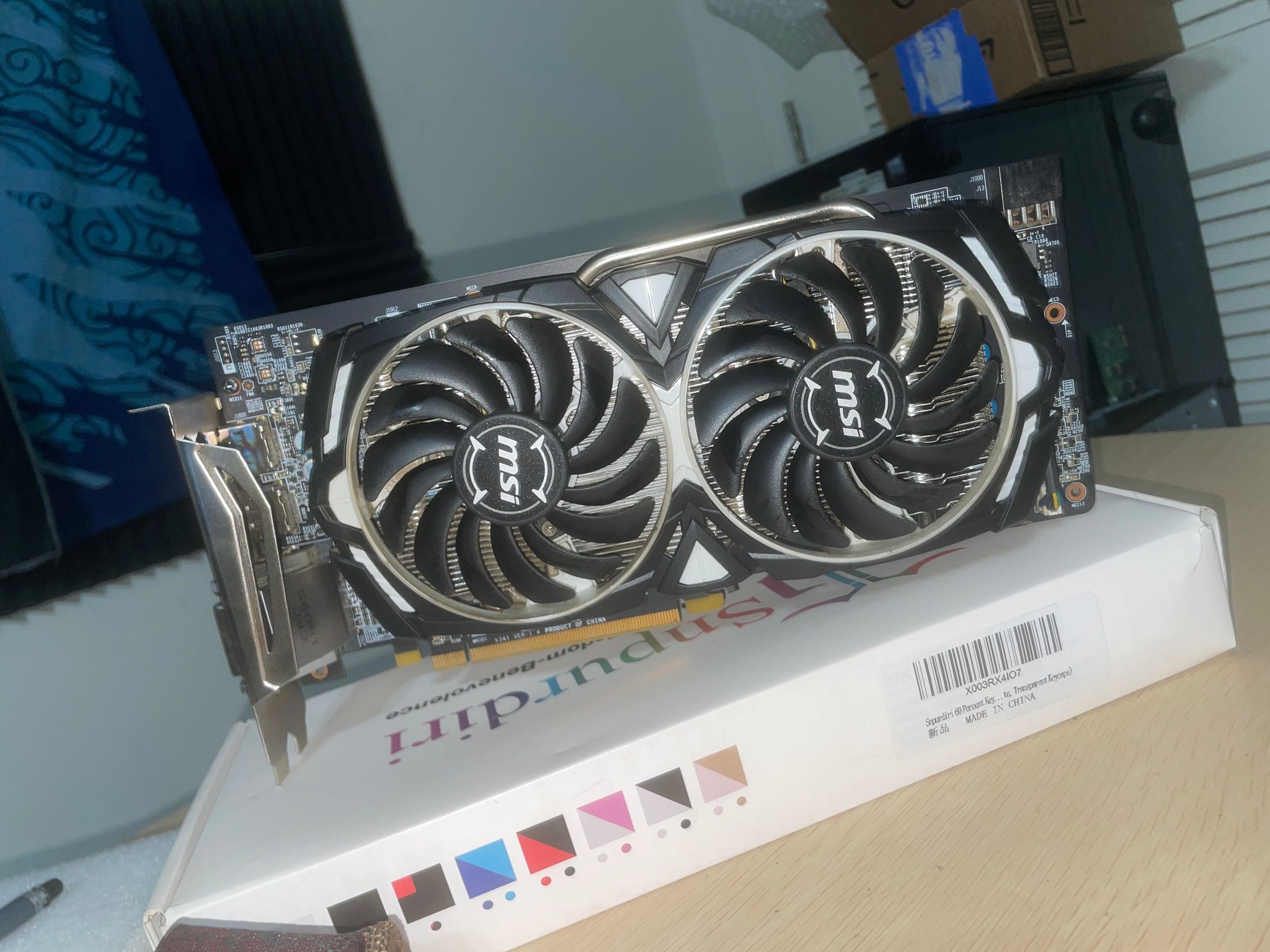 MSI Armor Radeon RX580 OC 4 GB
