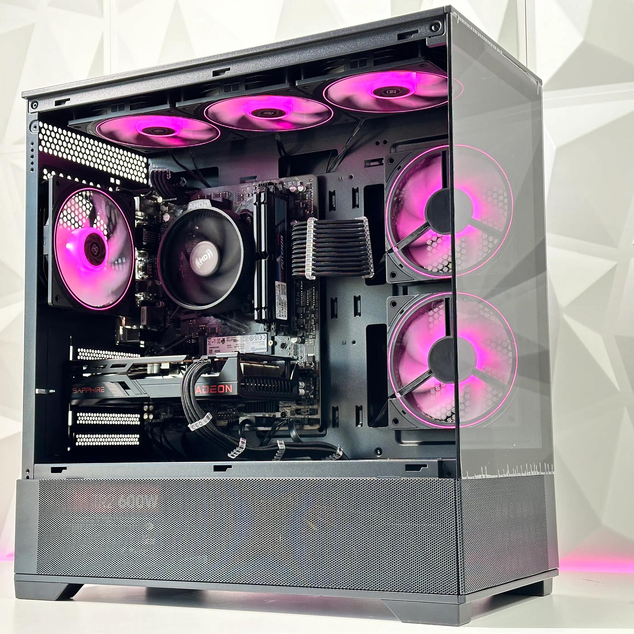 💥4️⃣➡💵1080P|| Gaming PC🚀AMD RX 6600 8GB🚀AMD Ryzen 5 3600🚀16GB DDR4🚀750GB  SSD
