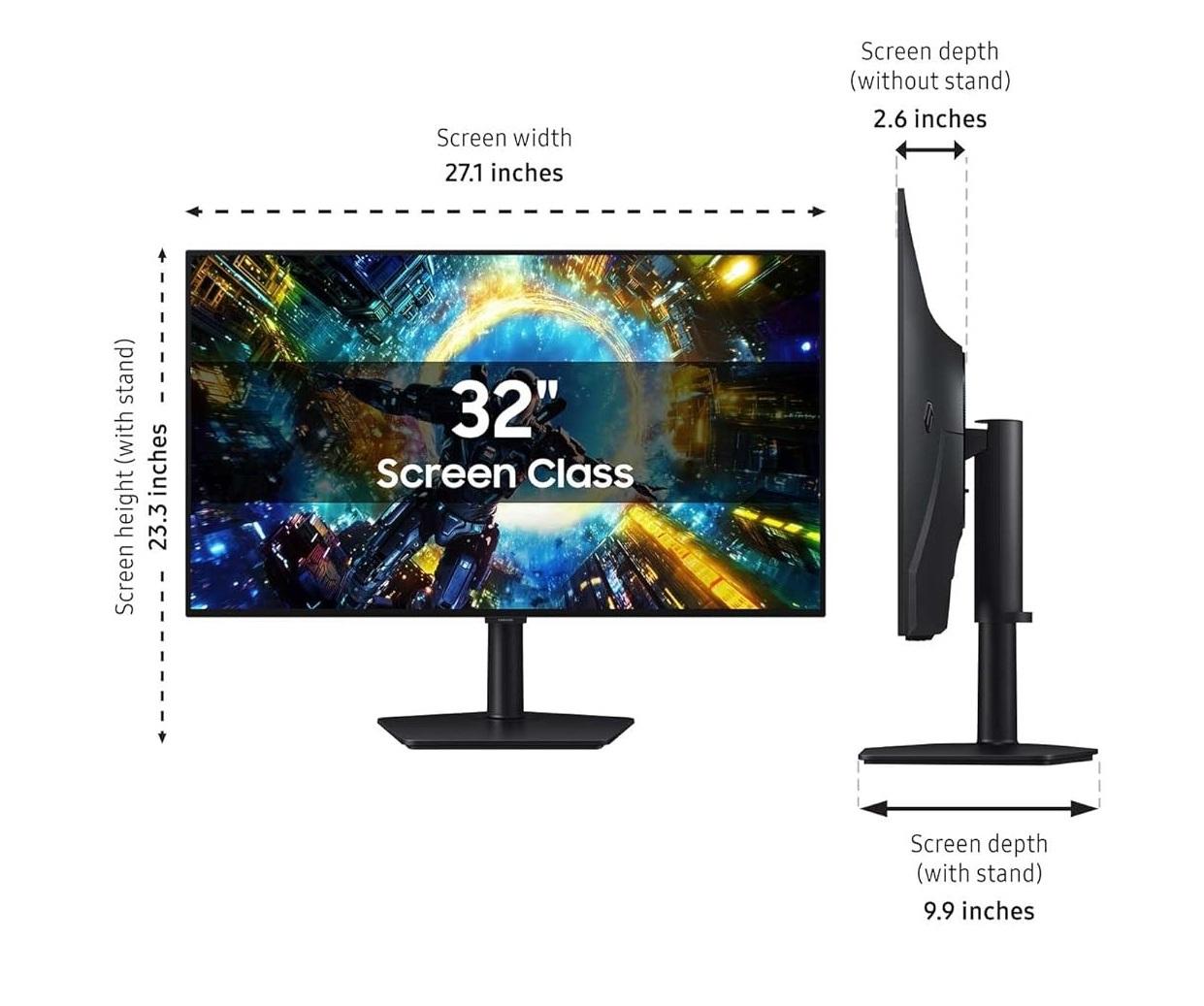 Samsung Odyssey OLED G7 [G73SH] 32" 165Hz 4K Monitor