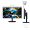 Samsung Odyssey OLED G7 [G73SH] 32" 165Hz 4K Monitor