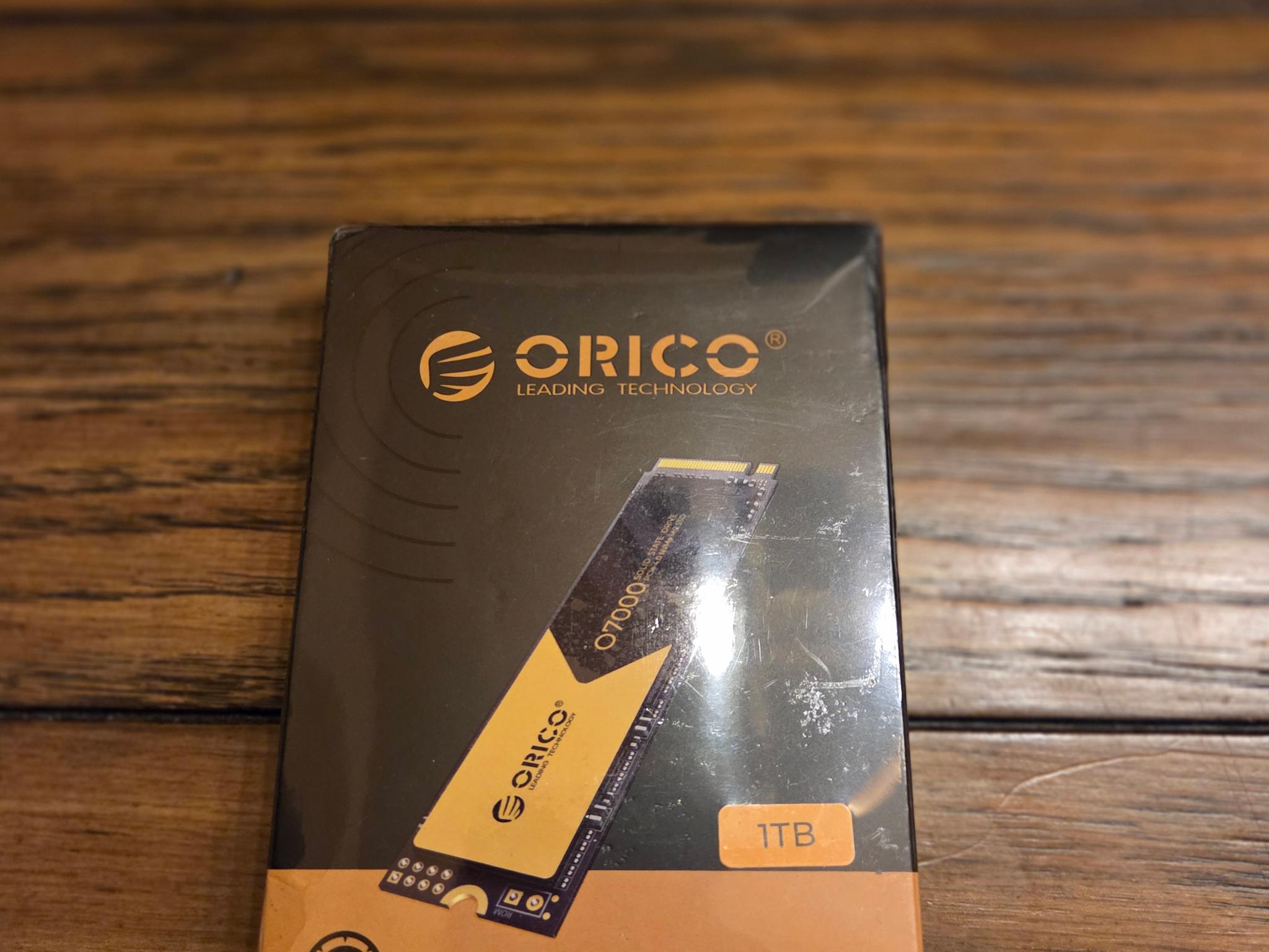 ORICO O7000 1TB PCIe 4.0 M.2 NVMe SSD (Up to 7000MB/s)