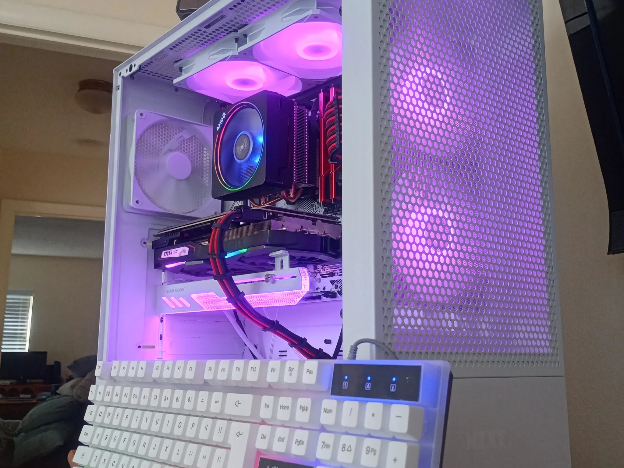 Newly Built 1080p gaming desktop w/Ryzen 5 3600/ RTX 2060 Super w/ 8GB VRAM