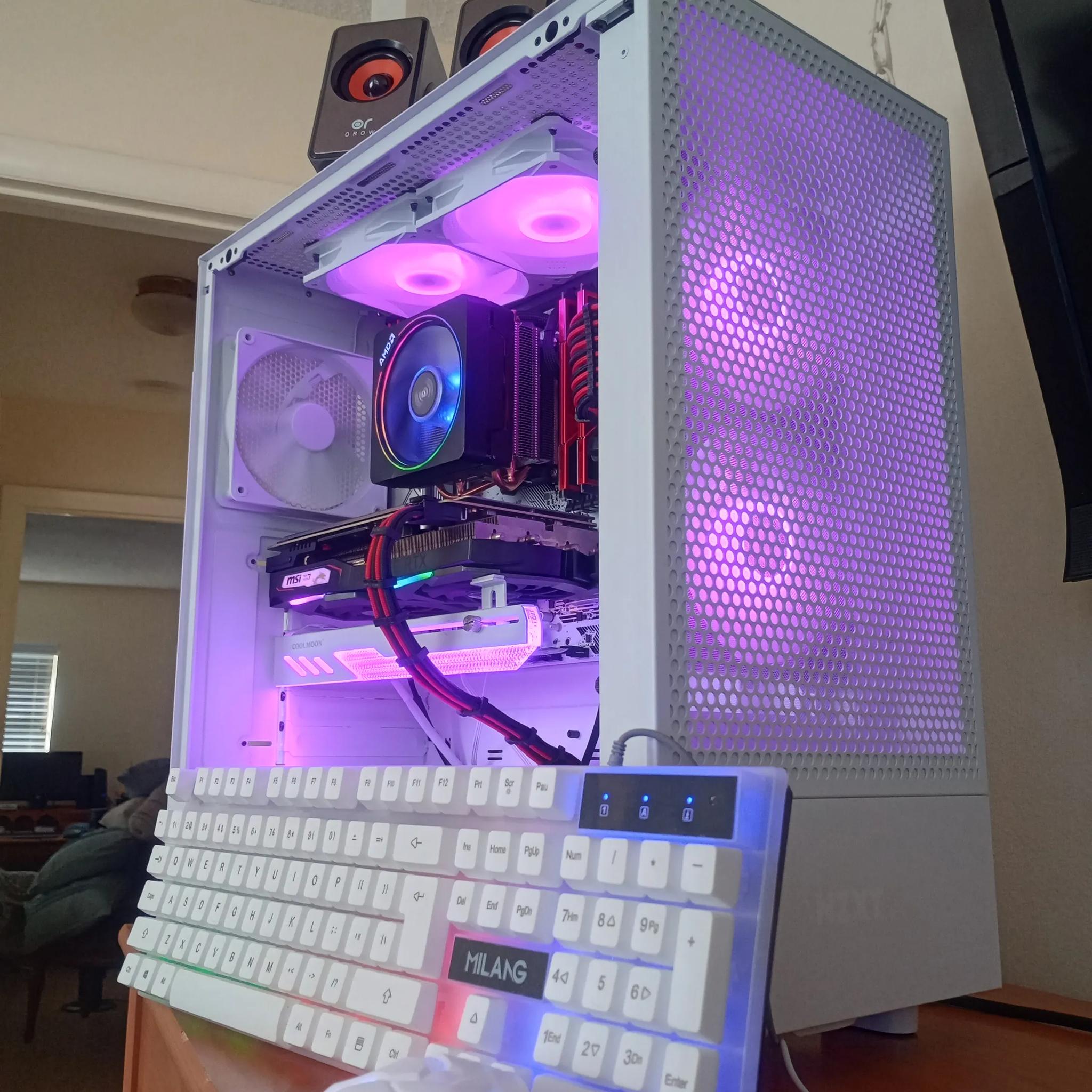 Newly Built 1080p gaming desktop w/Ryzen 5 3600/ RTX 2060 Super w/ 8GB VRAM