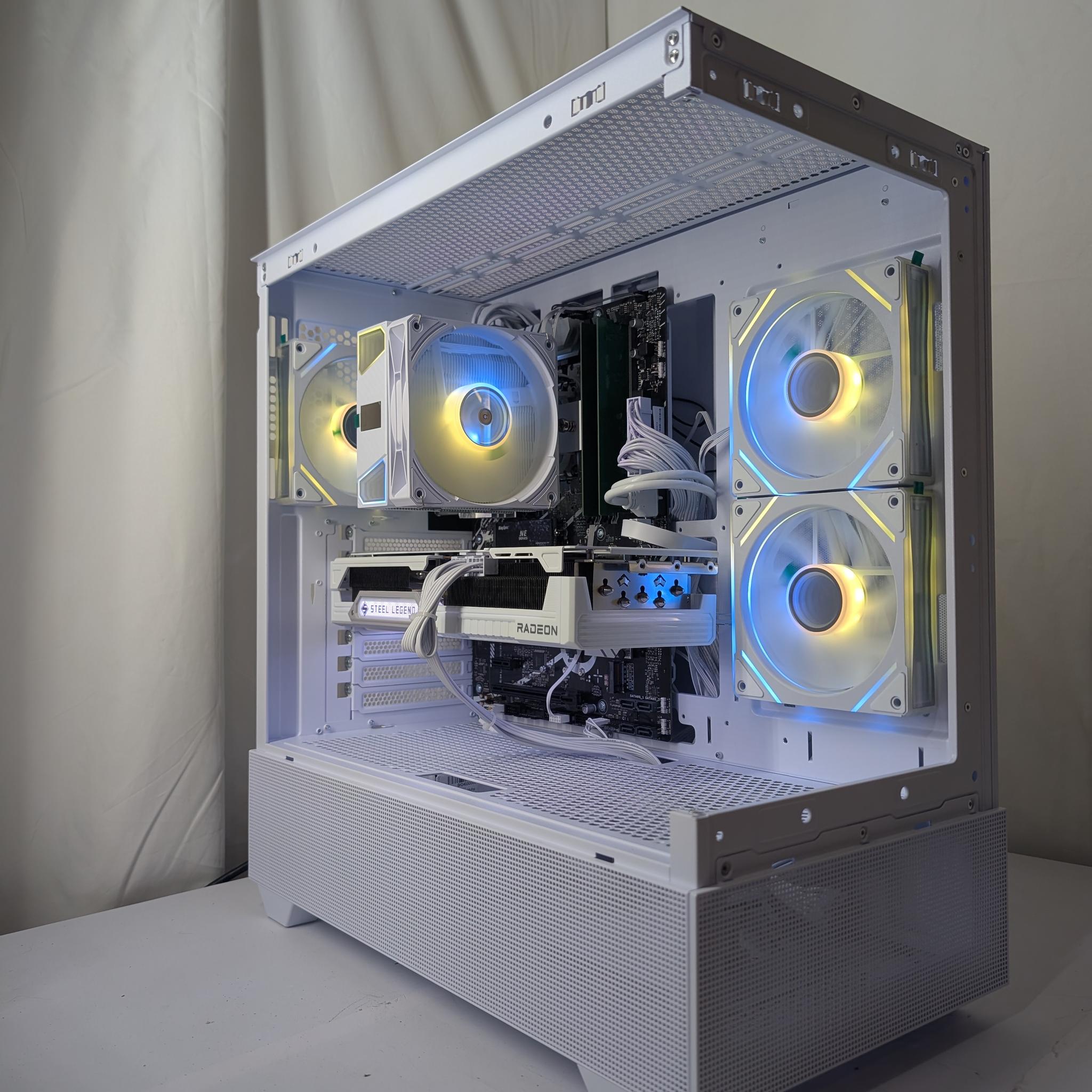 9070XT 16GB | I5 12600KF | 16GB DDR5 | 1TB NVME | 1000W PSU |ALL WHITE