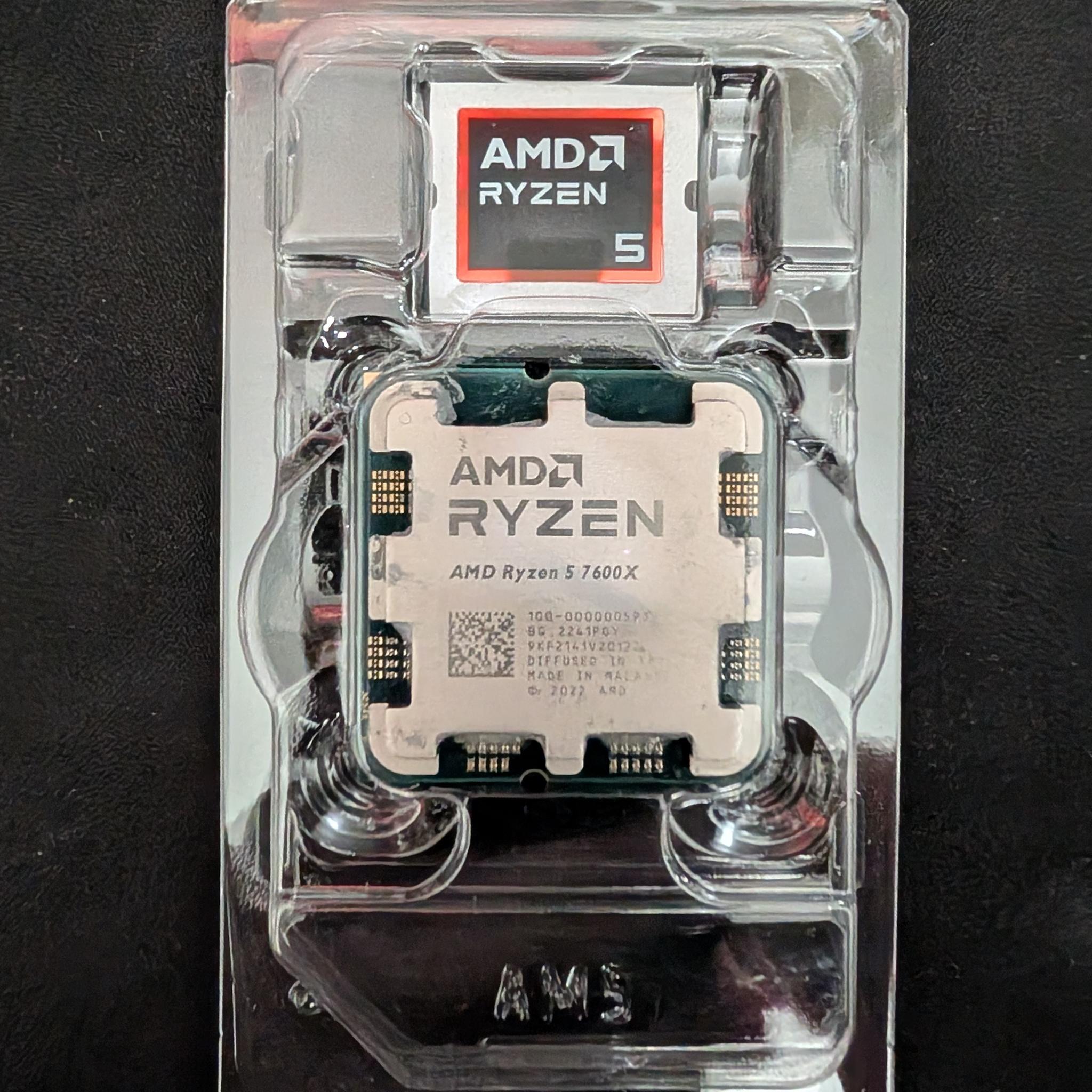 AMD Ryzen 5 7600X Processor (Used, in Box)
