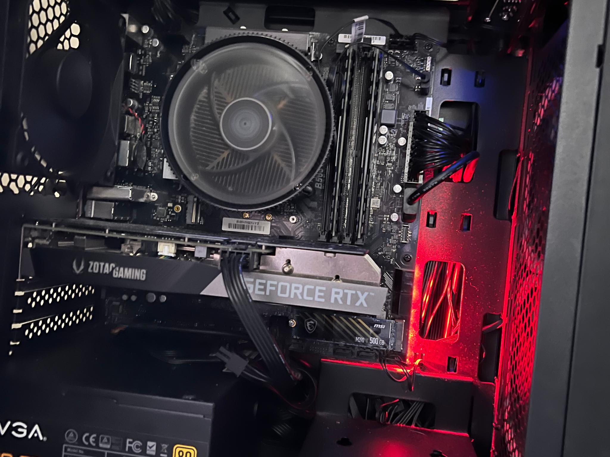 RTX 3060 12gb Gaming PC – Intel i3-10100f, 16GB RAM, 500GB SSD – Fast 1080p Performance