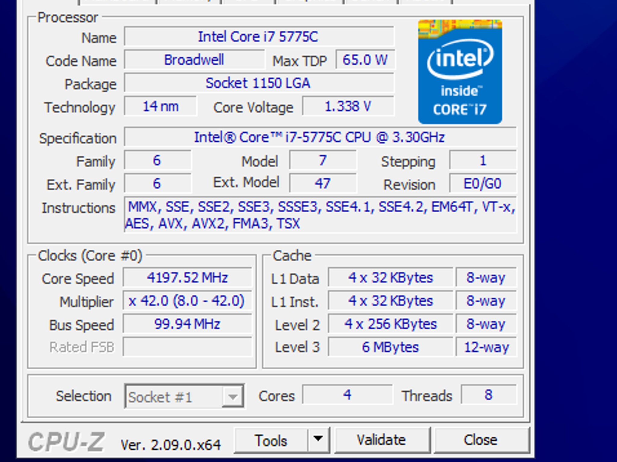 Combo: Asrock Z97 OC Formula Motherboard w/ Intel 5775C CPU and 32gb G.Skill 2800mhz