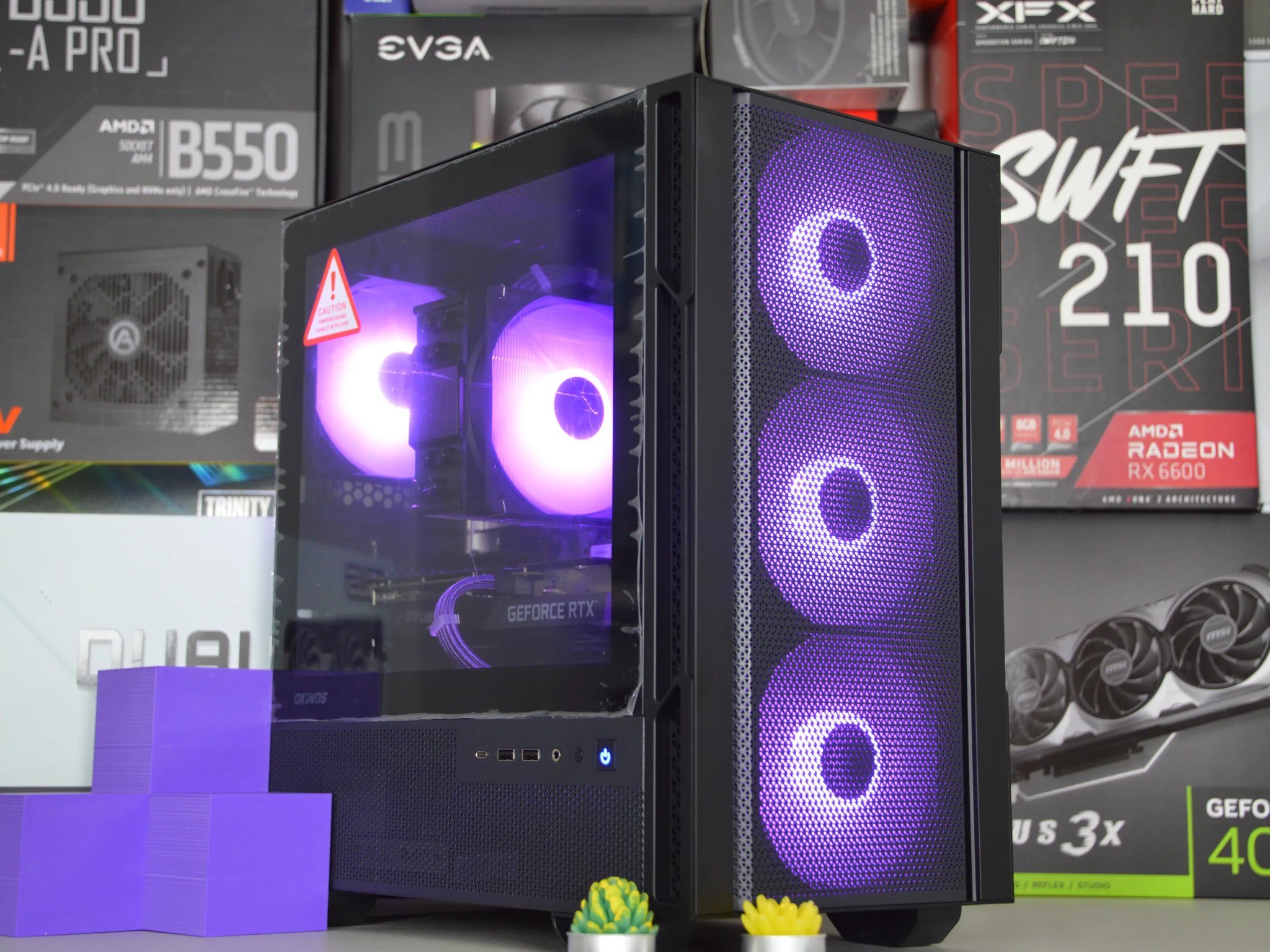 🔮⚫| RTX 3060 12GB | Ryzen 5 5500 | 32GB DDR4 RAM | 1TB NVME SSD | Royal Darkness 2.0 |