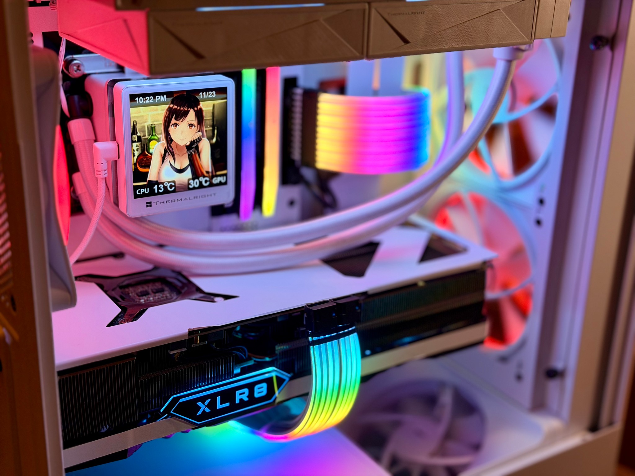 Premium Gaming PC - RTX 4080, Intel 14600K, 2TB nvme, 32GB DDR5, Z790, 850W, Strimers, NZXT N7 White