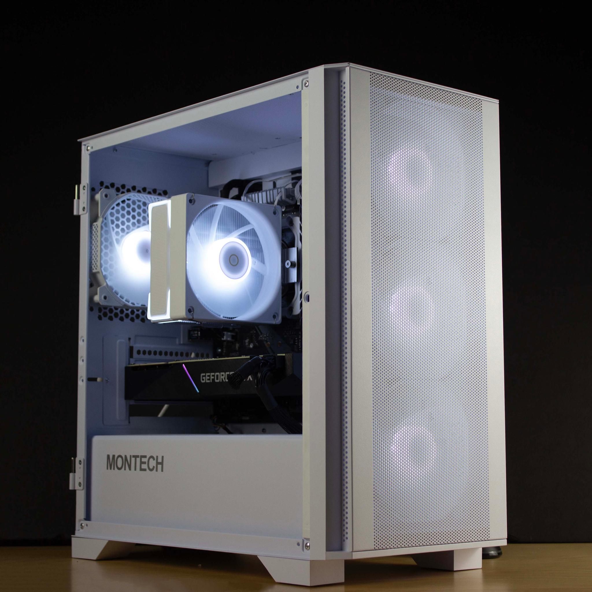 🧊❄️🧊 White Gaming PC – RTX 2070 Super, Ryzen 5 5500, 16GB RAM, 512GB SSD - WiFi, BlueTooth 🧊❄️🧊