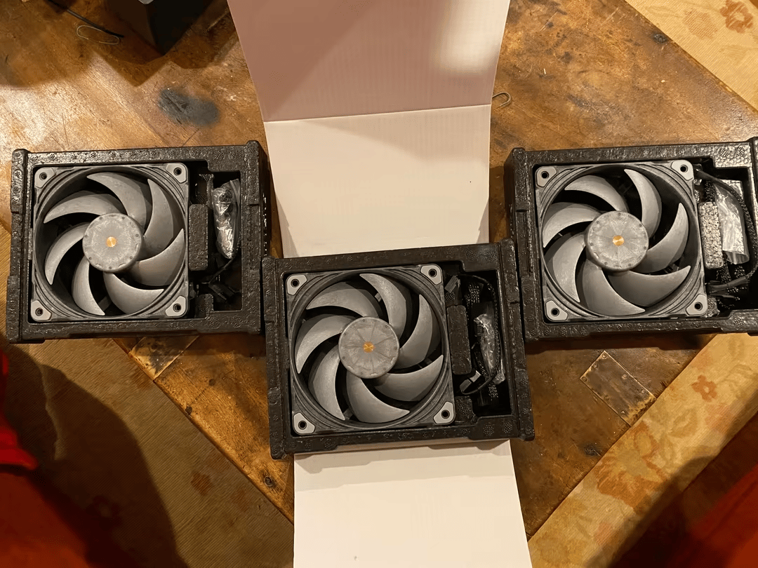 Phanteks T30 120mm 3-Pack, The Ultimate Fan, 1200/2000/3000RPM