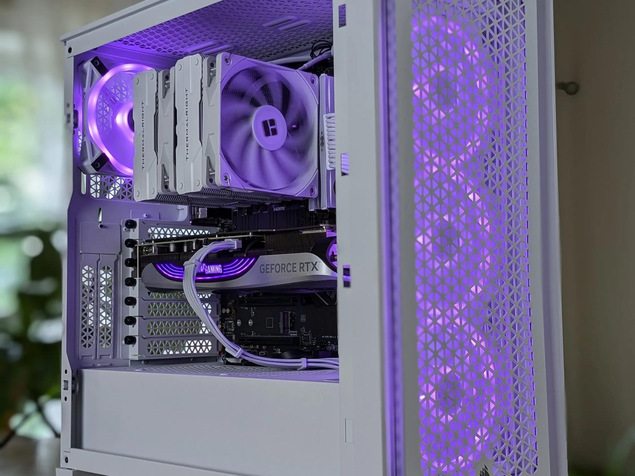 Mid Range Ryzen White Gaming PC - Ryzen 5 7500F - RTX 4070