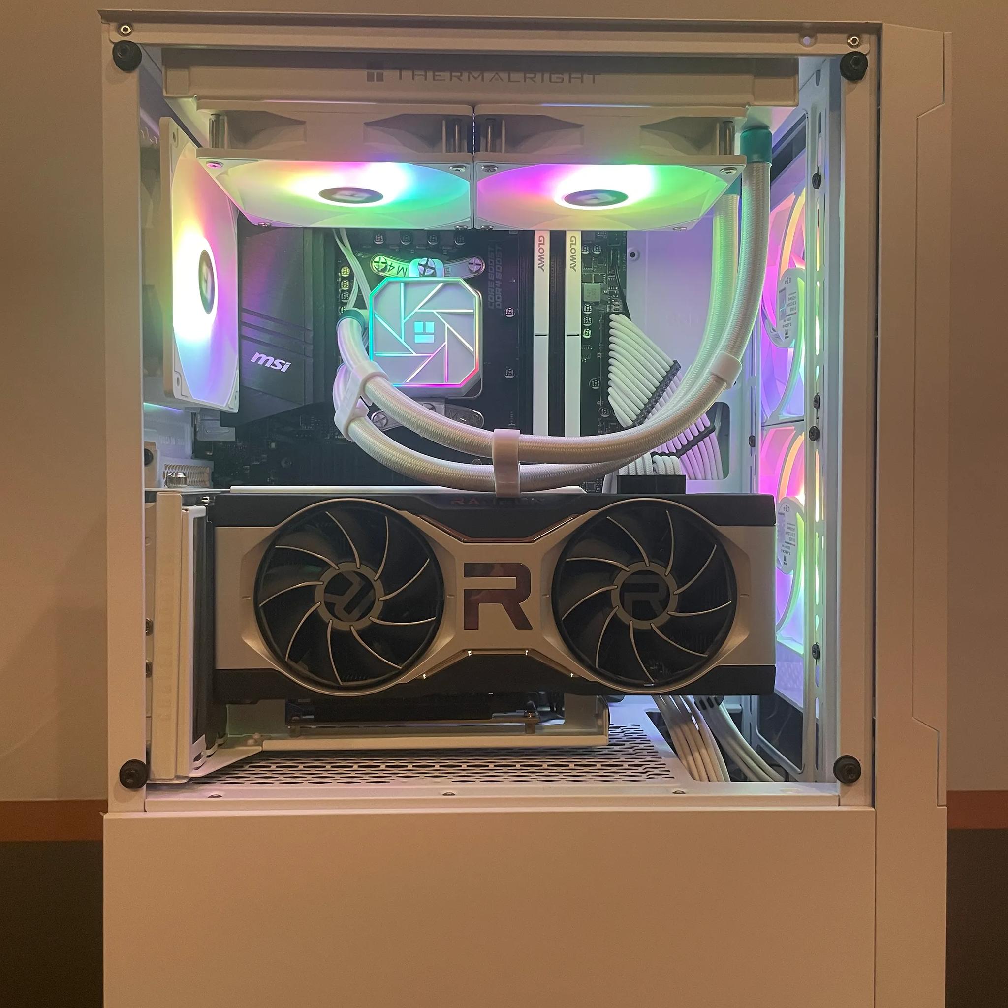 Ryzen 5 5600 + RX 6700XT Gaming PC | 1440p Capable | White Aesthetic