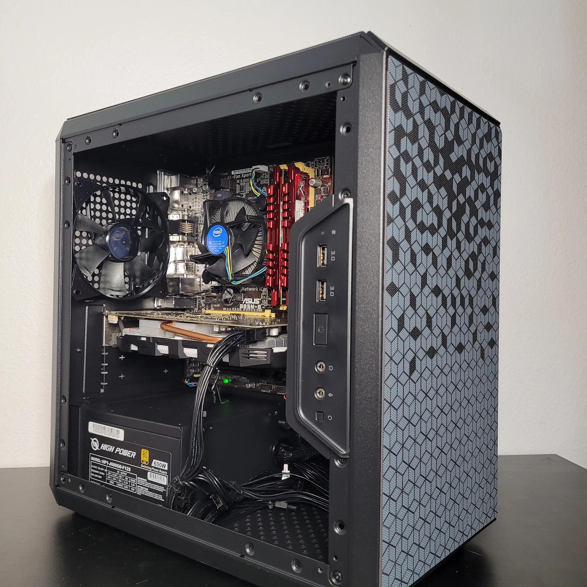 🥷 Stealth 🥷// i7 4770 // GTX 1060 // 24GB DDR3 // 256GB+480GB SSD // 600W Gold