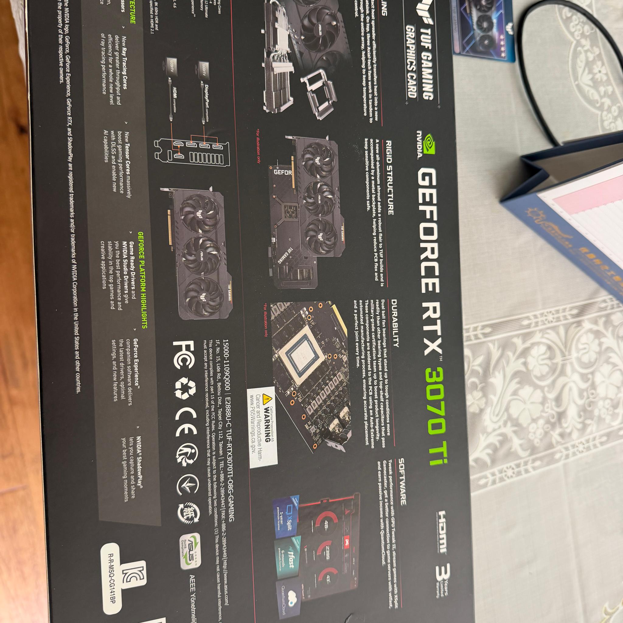 ASUS TUF Gaming GeForce RTX 3070 Ti