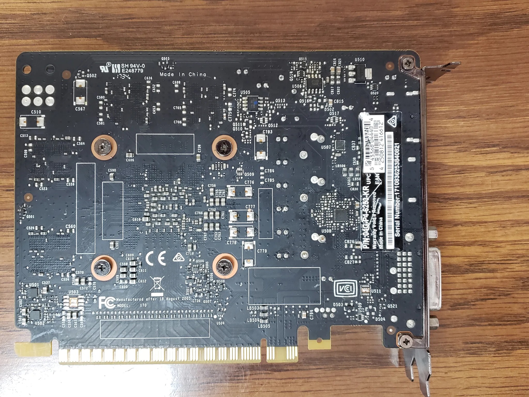 Evga GTX 1050 Ti SC