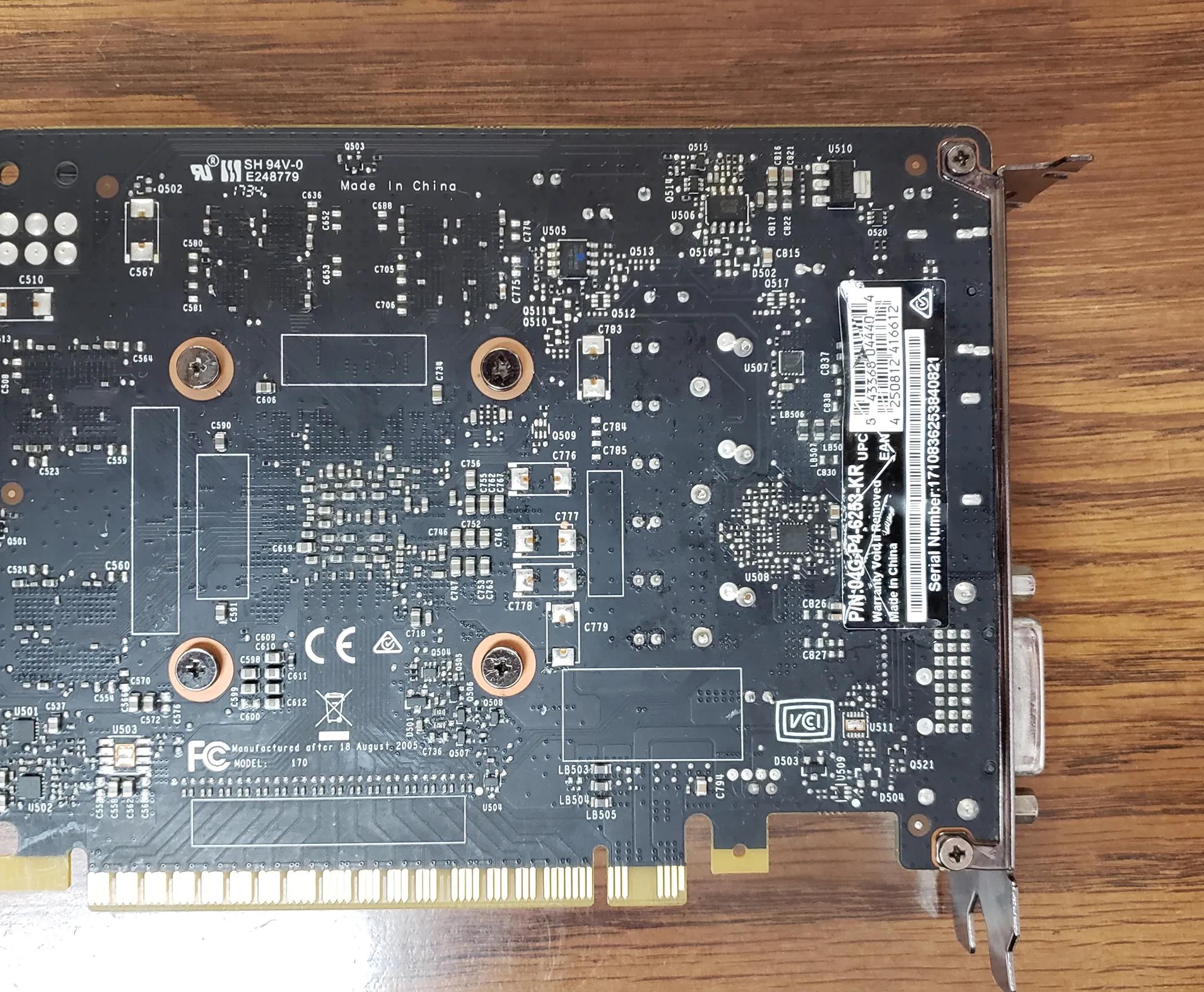 Evga GTX 1050 Ti SC
