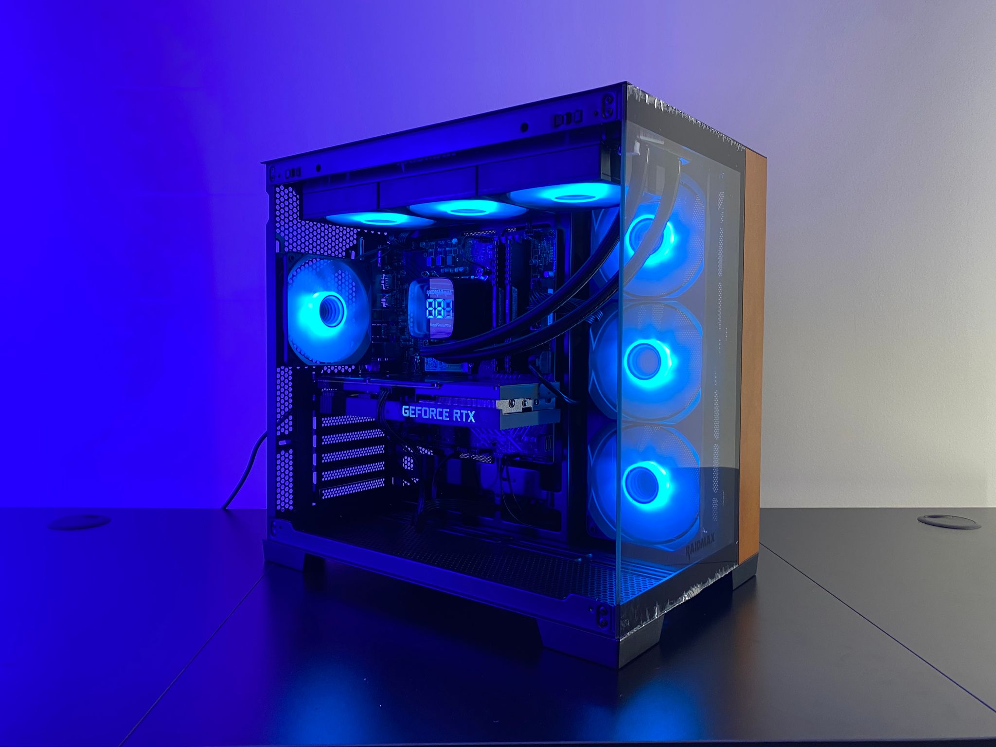Black RGB Gaming PC | RTX 3070 8GB | Intel Core i7-12700 | 32GB DDR4 | 1TB NVMe SSD | 360mm Liquid C