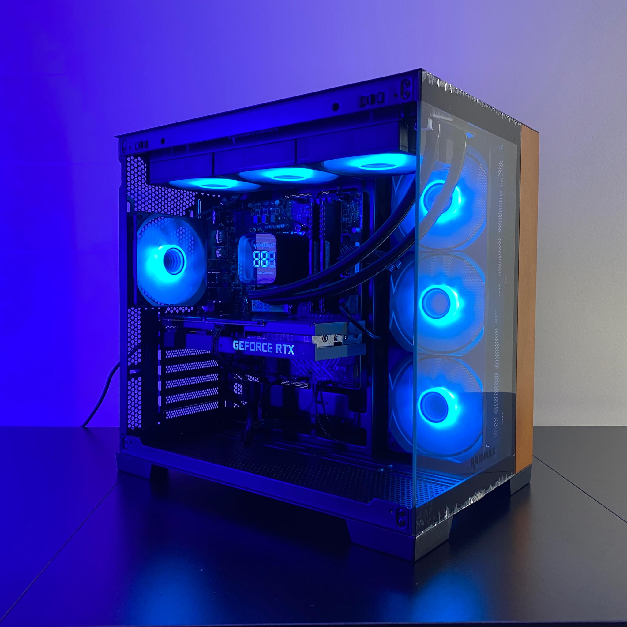 Black RGB Gaming PC | RTX 3070 8GB | Intel Core i7-12700 | 32GB DDR4 | 1TB NVMe SSD | 360mm Liquid C