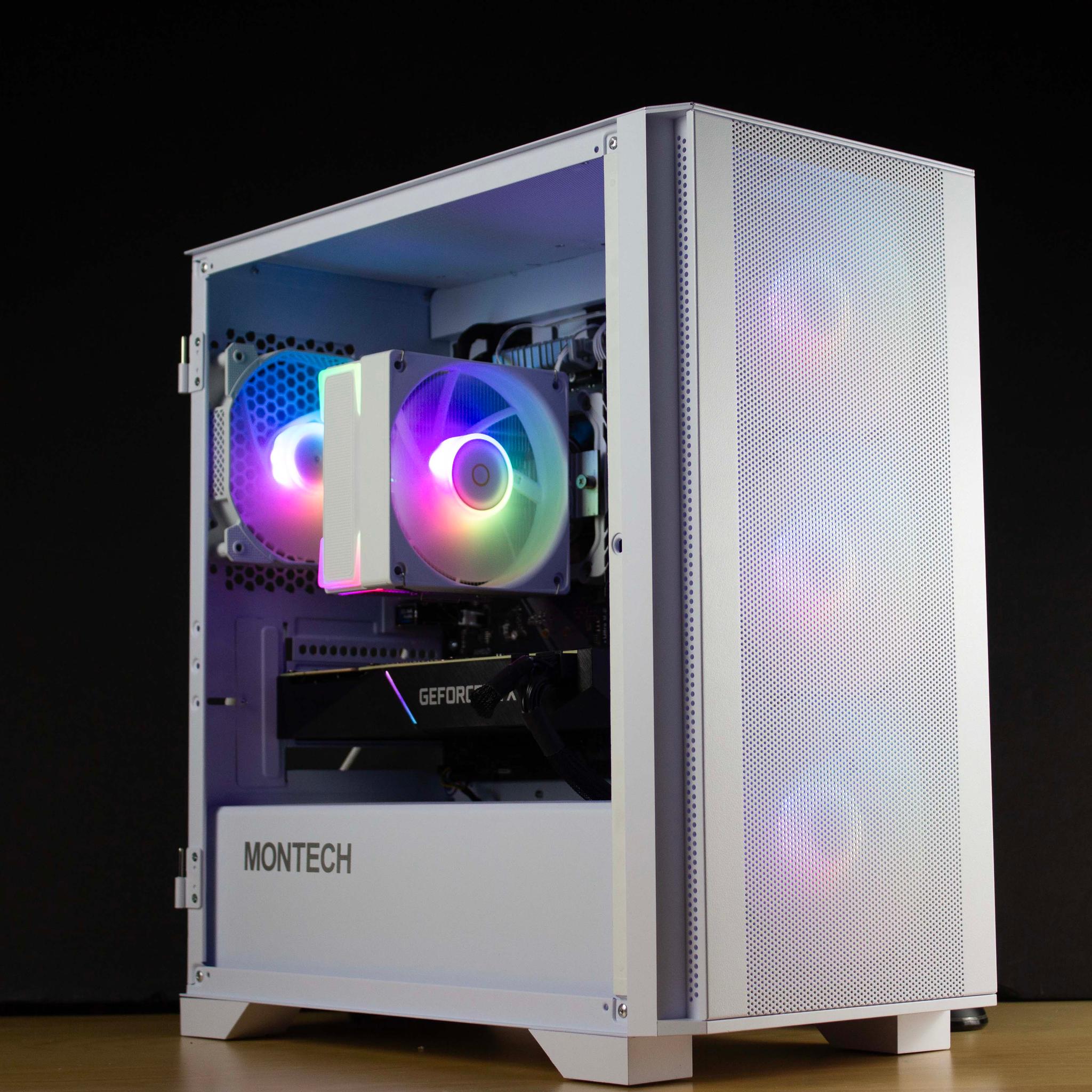 🧊❄️🧊 White Gaming PC – RTX 2070 Super, Ryzen 5 5500, 16GB RAM, 512GB SSD - WiFi, BlueTooth 🧊❄️🧊