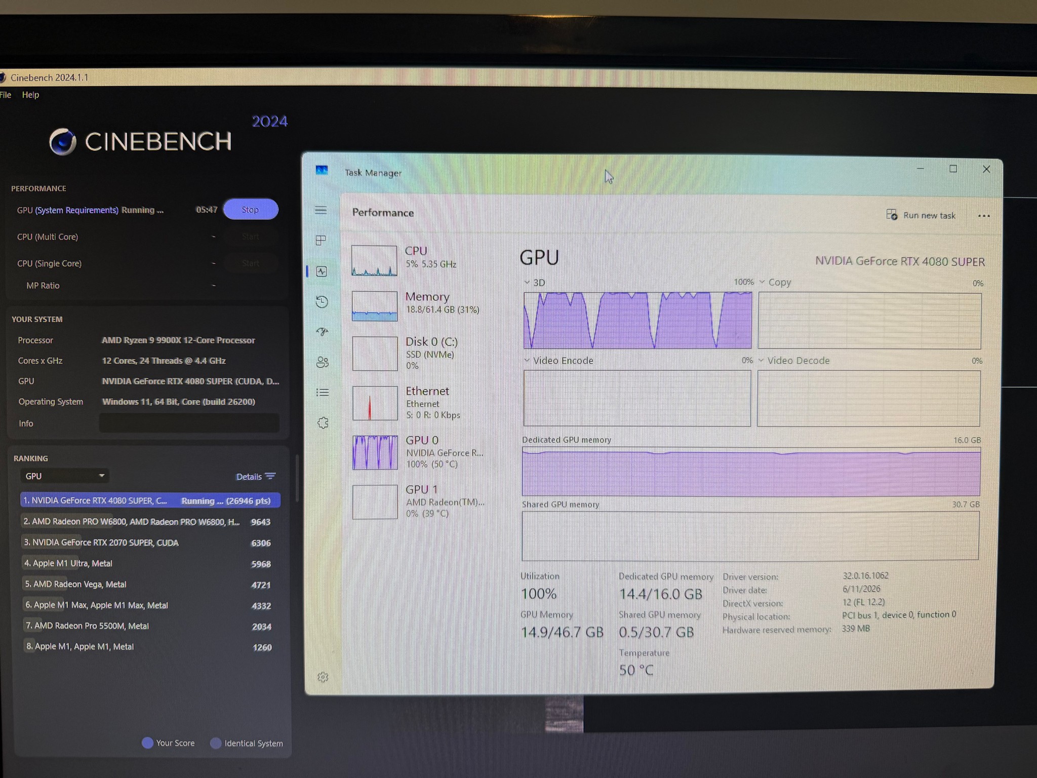 Gaming PC | Nvidia RTX 4080 Super | RYZEN 9 9900x | 64GB DDR5 | 2TB SSD | WIFI & BT | WINDOWS 11