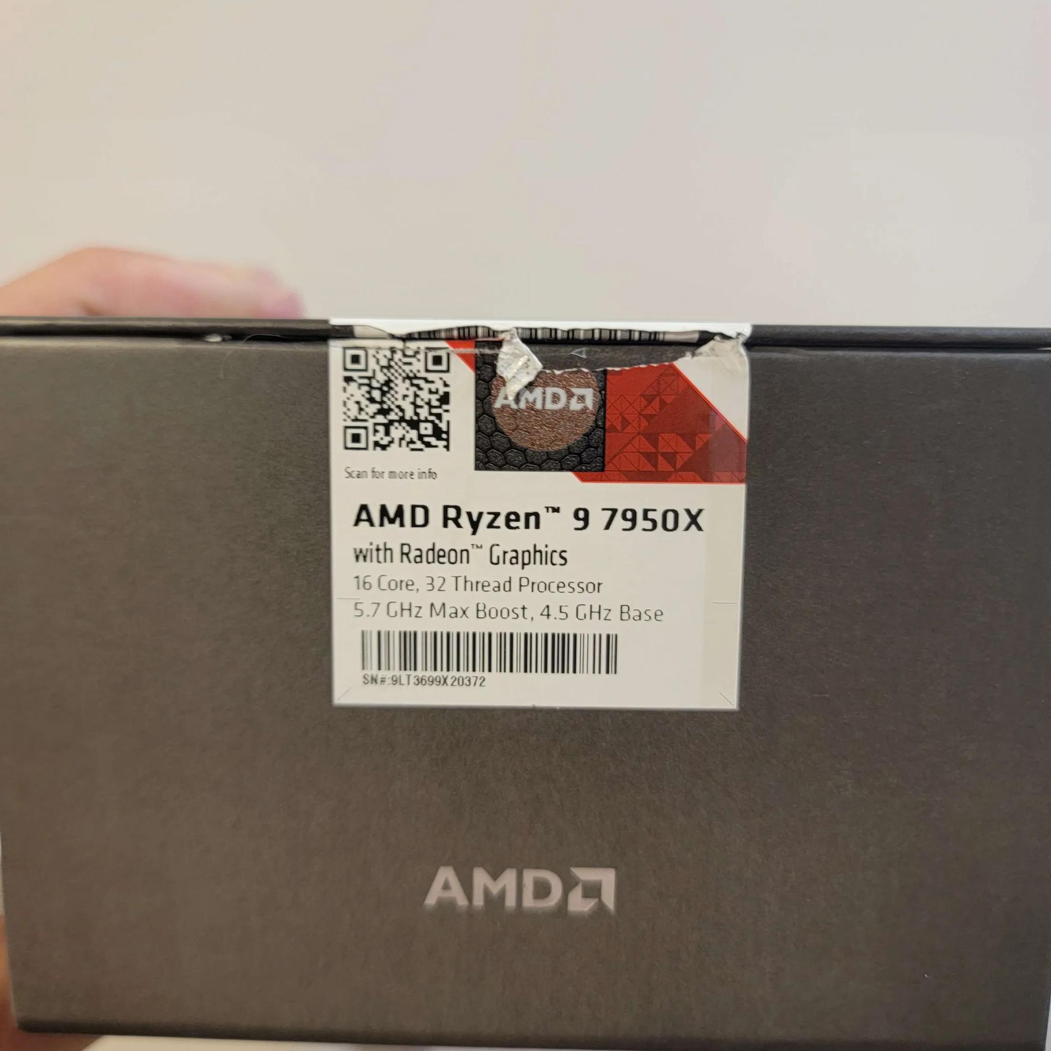 AMD Ryzen 9 7950X 16-Core, 32-Thread