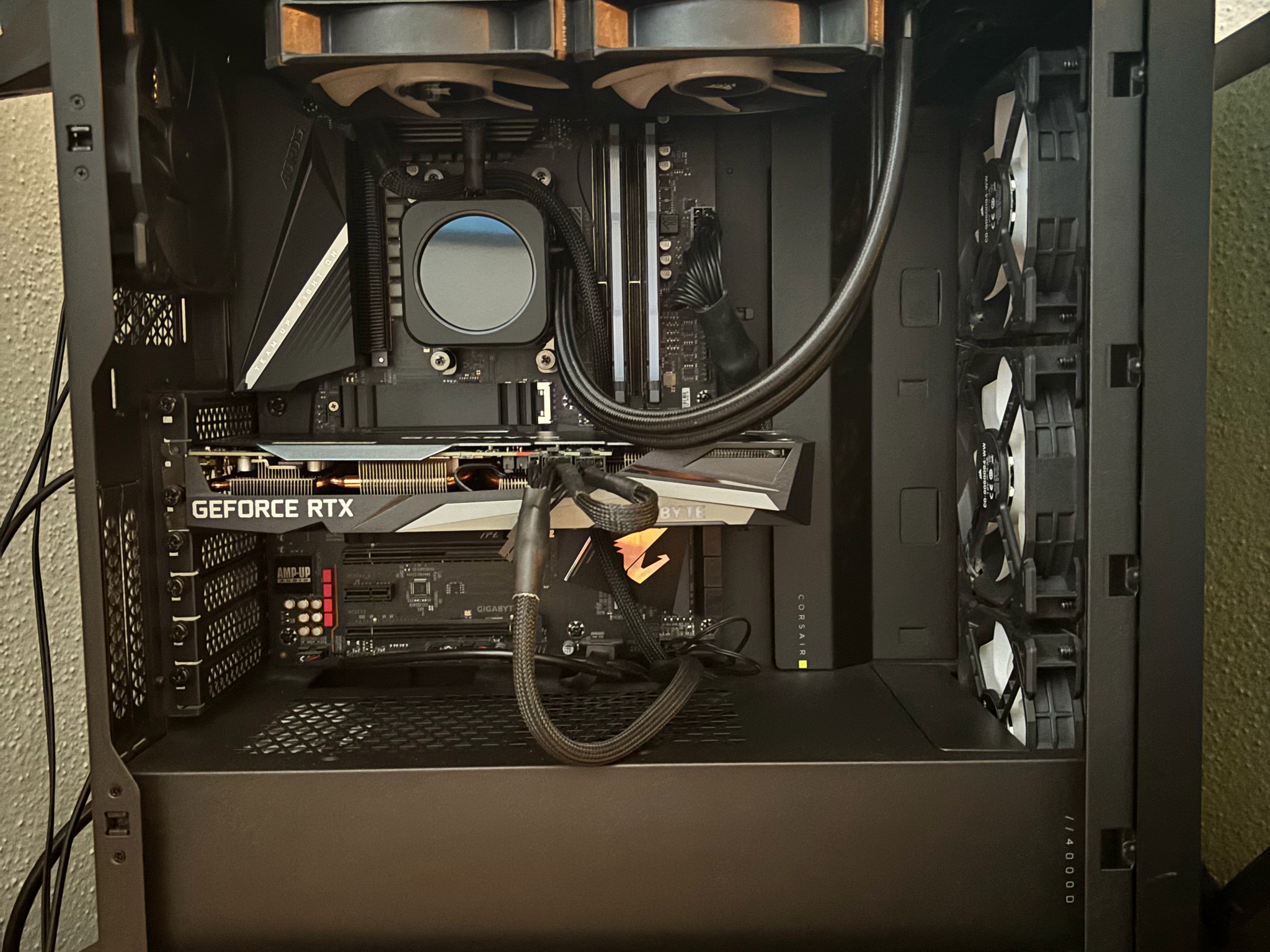 Black Gaming PC | Ryzen 5900x | RTX 3060 Ti | 32gb RAM | 1 TB SSD | LCD Cooling Screen