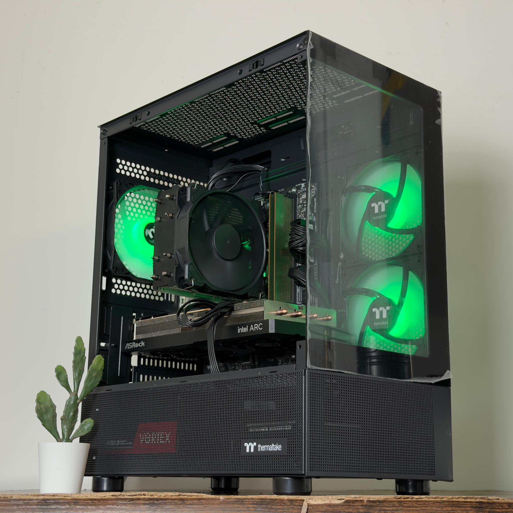 ⚫️ INTEL i5 10400 | INTEL ARC A580 | 1.5TB Storage | 16gb RAM | 1080p GAMING PC ⚫️