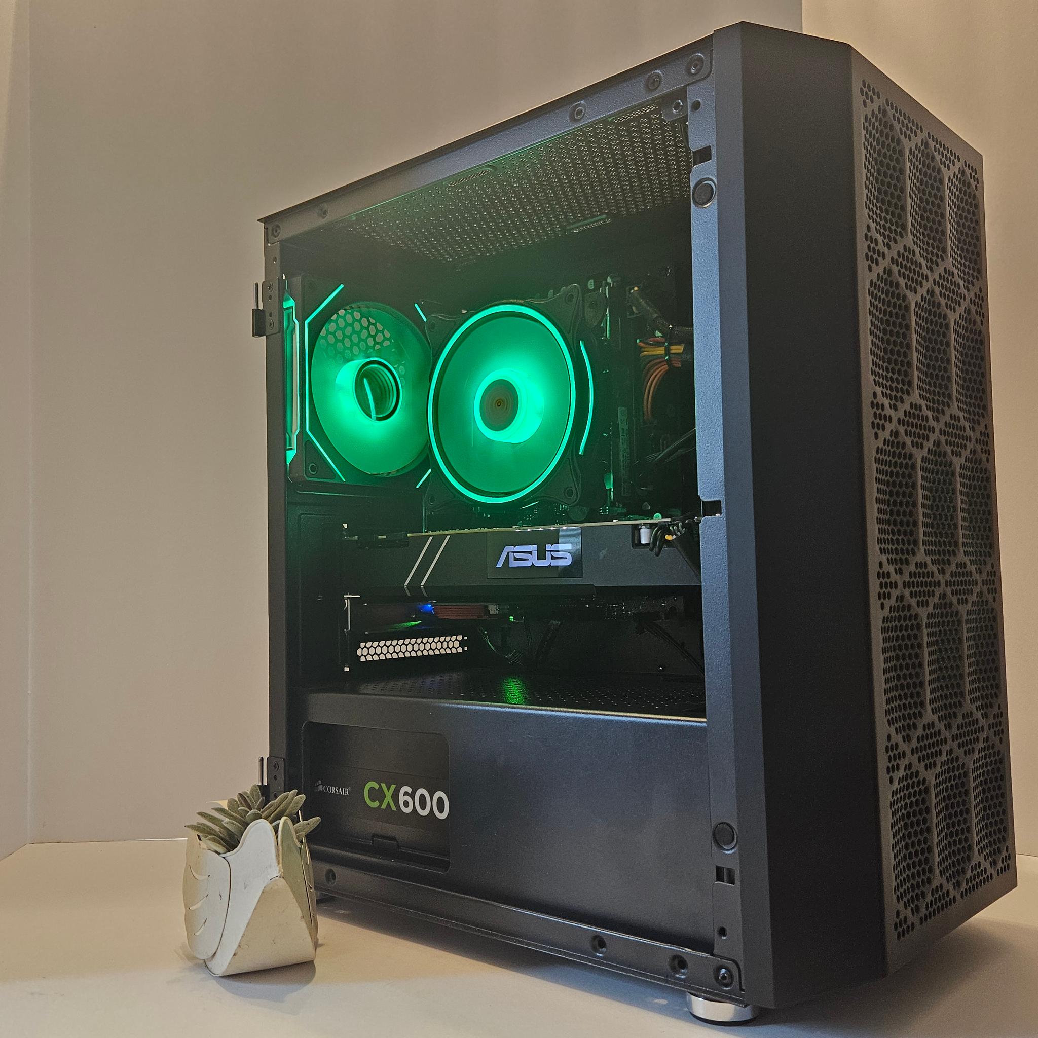 10-Core Xeon E5-2680 v2 | GTX 1080 | 32GB RAM | NVMe SSD+HDD | Win 11 Custom PC