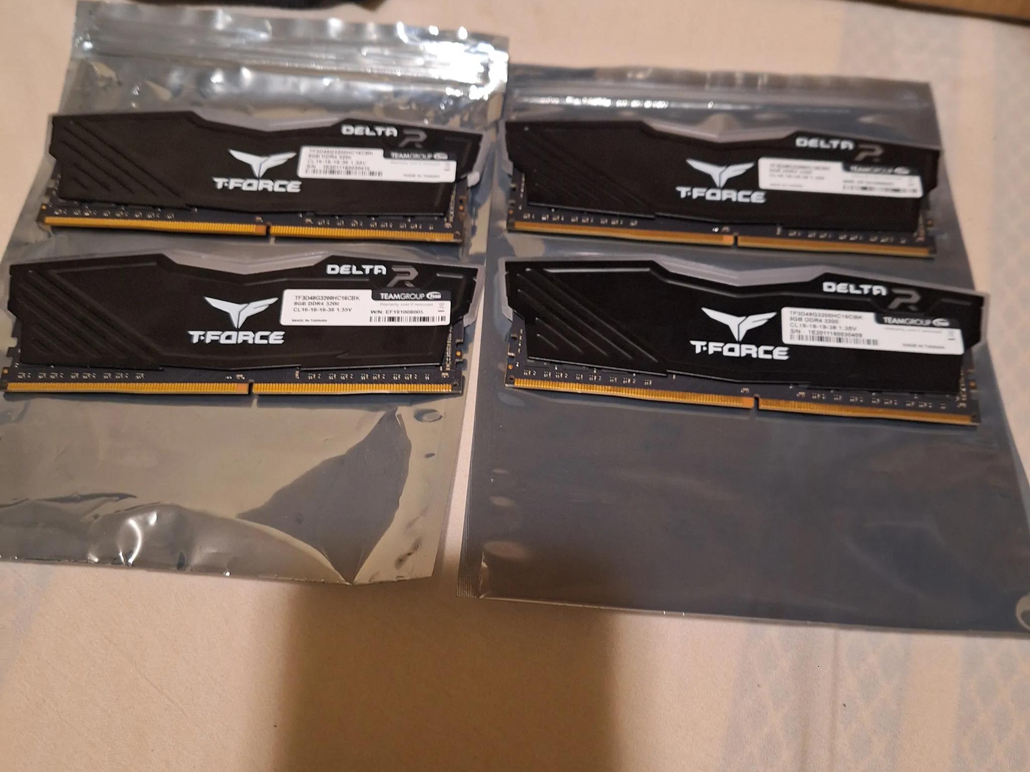 Team Group T-Force A-RGB DDR4 RAM 32gb (4x8gb)