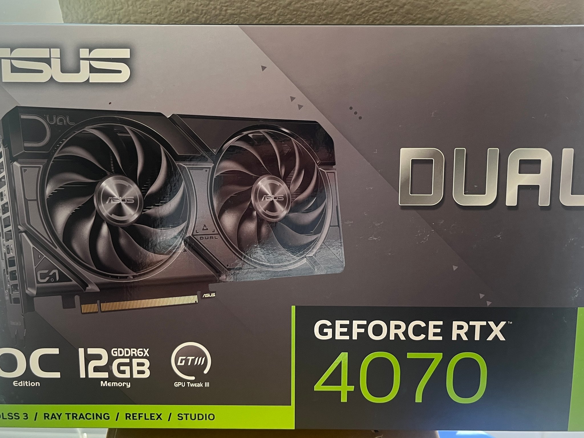 ASUS Dual OC Edition RTX 4070 12GB New