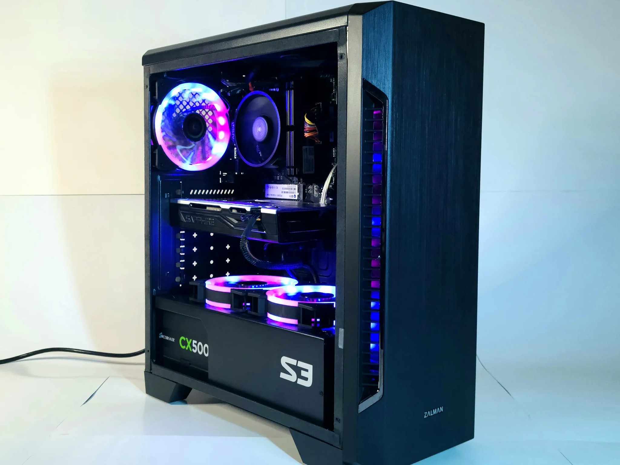 Z90 Gaming PC Radeon Custom Windows 11 1000GB AMD Desktop RGB controlled!