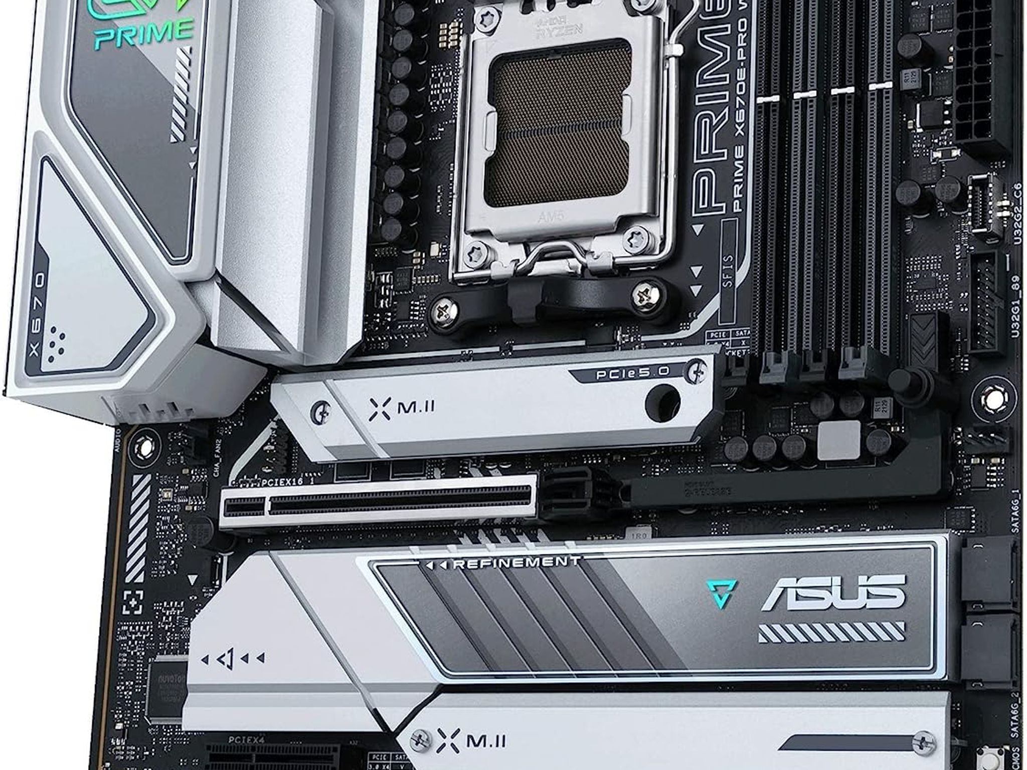 ASUS PRIME X670E-PRO WIFI AMD AM5 X670E ATX DDR5 Desktop Motherboard A