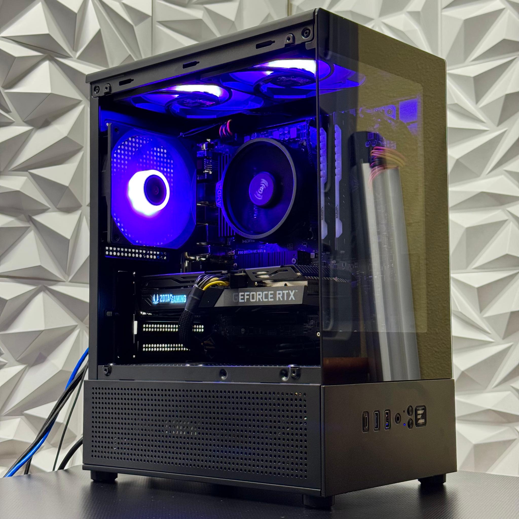 Rtx 3060 ti / Ryzen 5 5500 / 16GB DDR4 Ram / 500GB Nvme / 600w psu / windows 11 / RGB