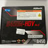 ASRock AMD B450M-HDV R4.0 AM4 Socket Ryzen DDR4 Motherboard