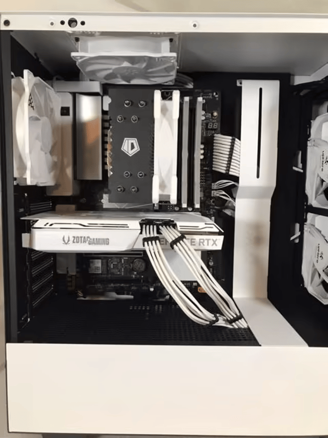 SNOW WHITE! NEW CUSTOM PC - RYZEN 7 - WHITE RTX 3060 Ti!