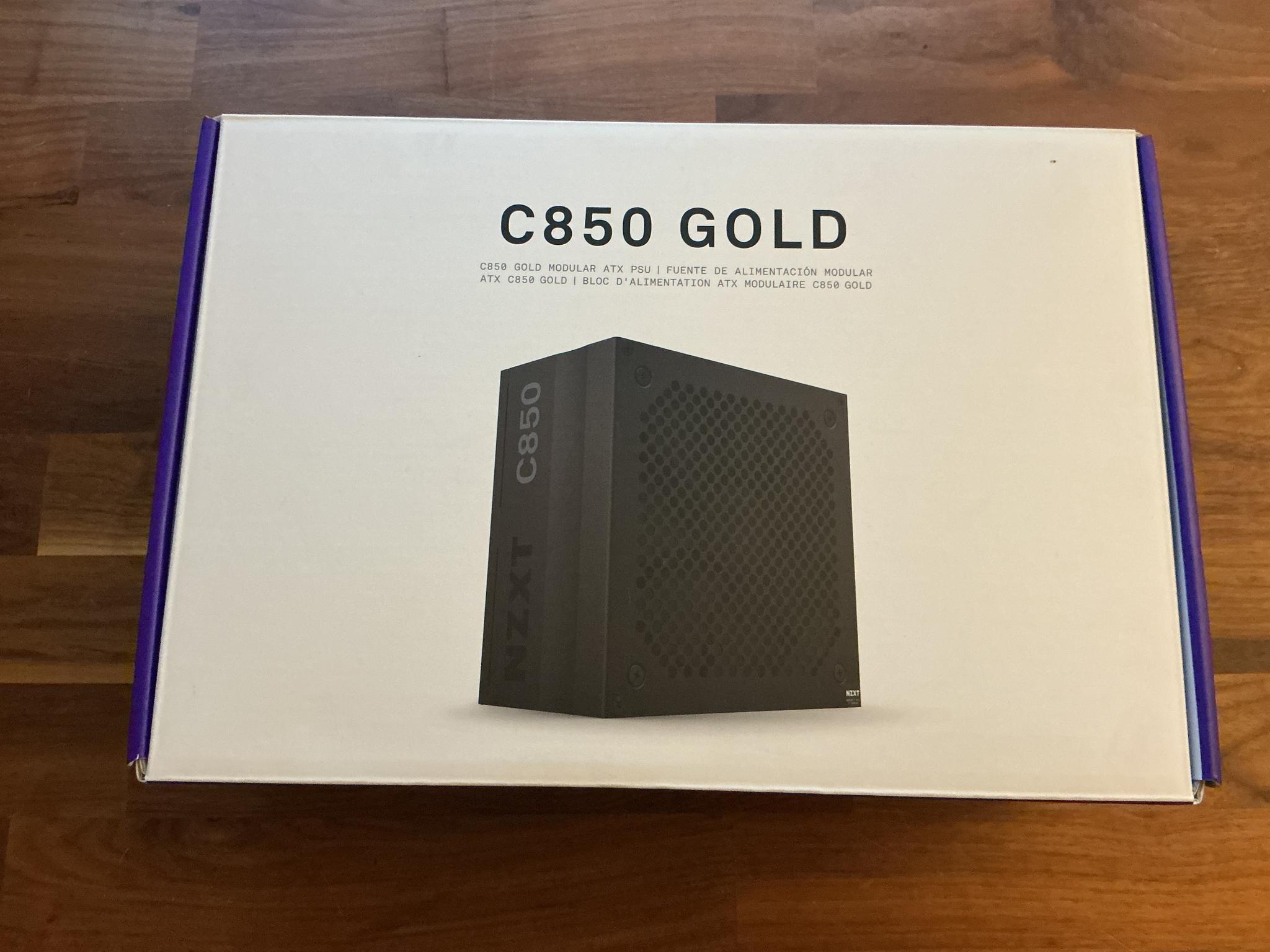 NZXT c850 850w Fully Modular Gold Rated PSU