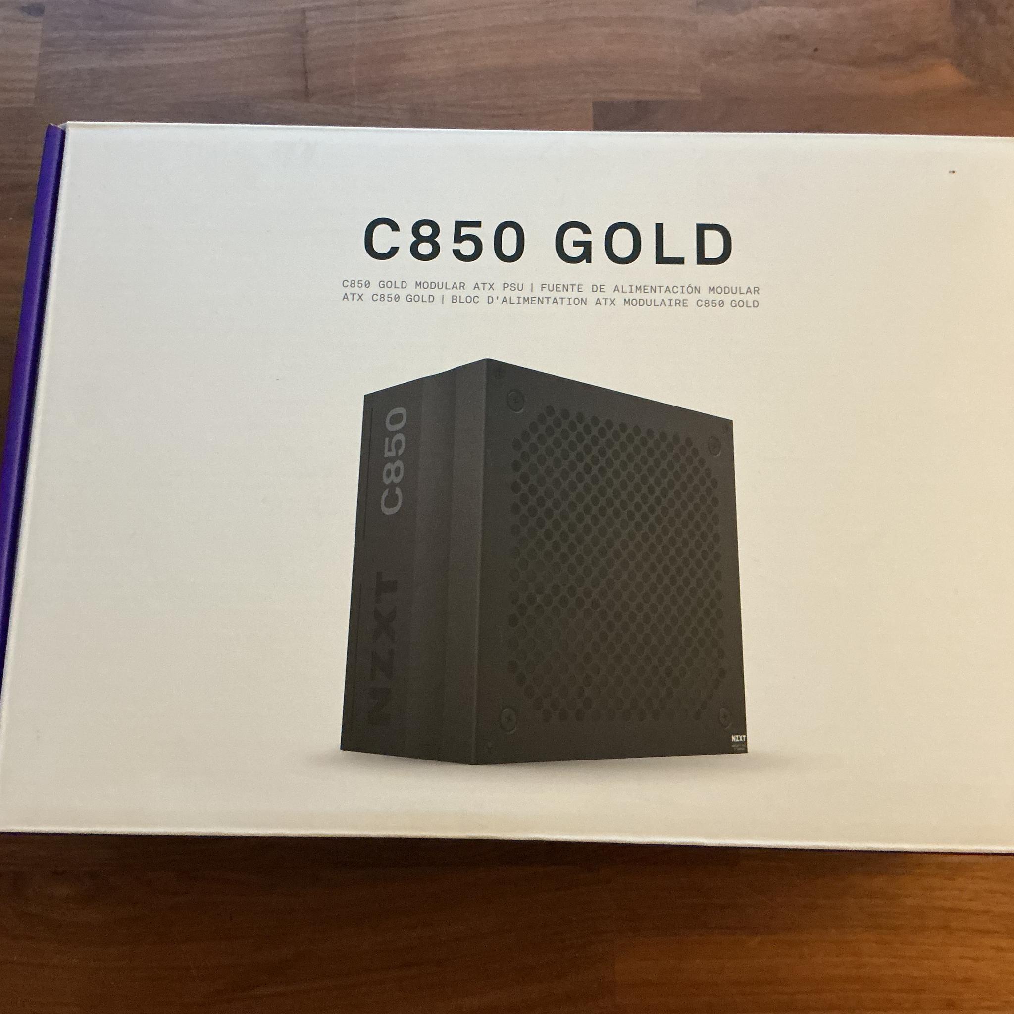 NZXT c850 850w Fully Modular Gold Rated PSU