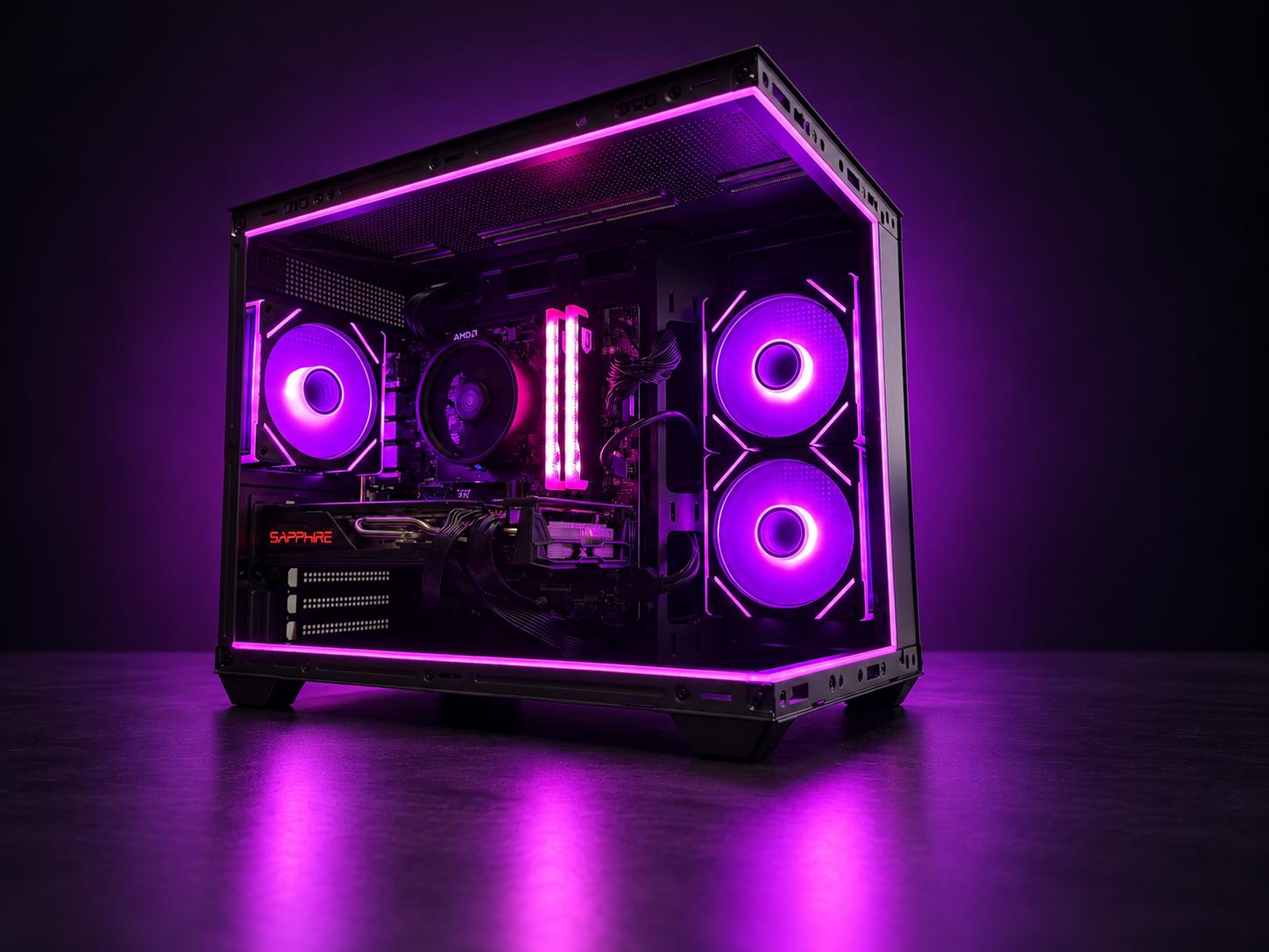 Radeon RX 5700 XT Custom Gaming PC - Ryzen 5 5500, 16GB RAM