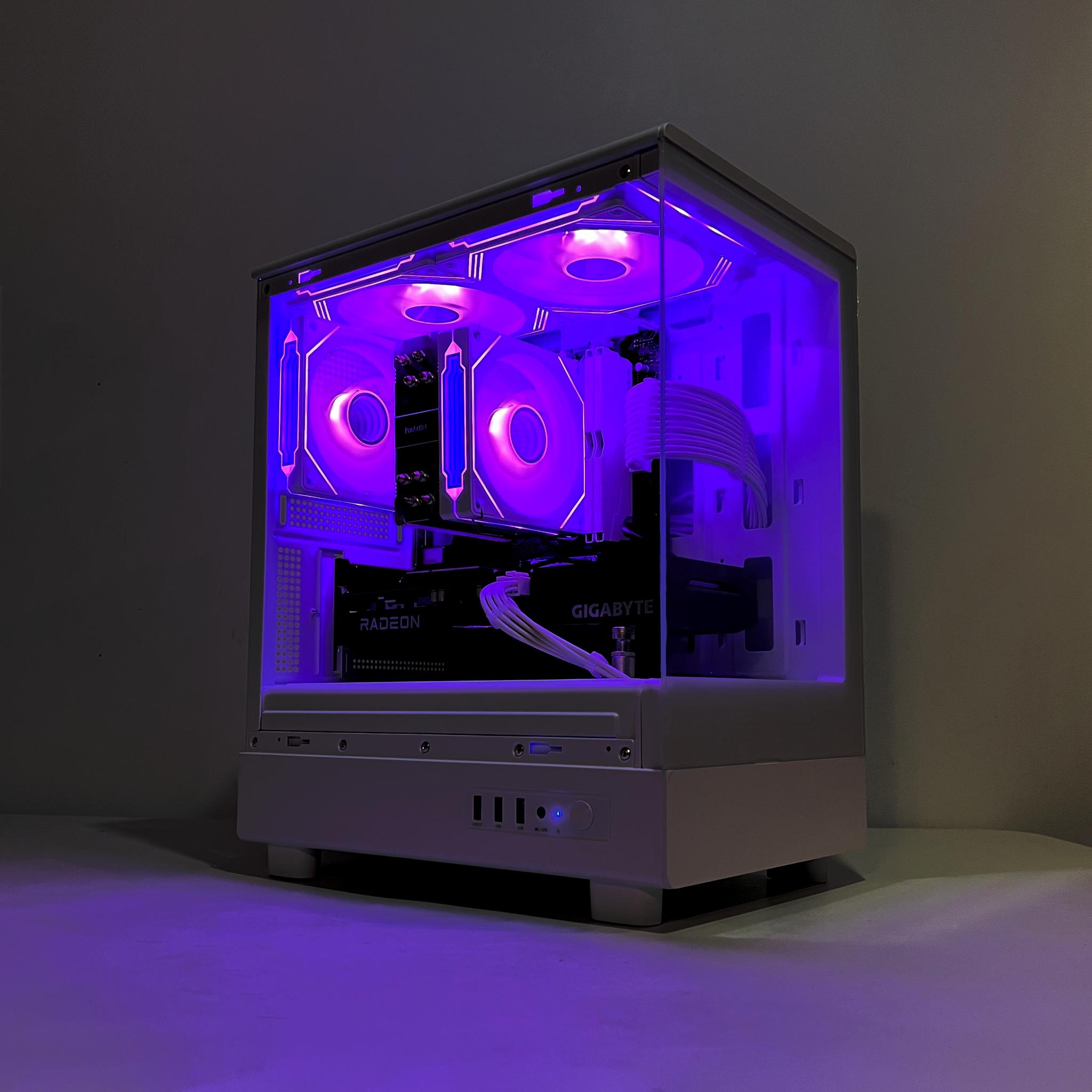 🔥SALE🔥 R5-5600|RX 6600|32GB RAM|1TB M.2||WIFI|ARGB Fans| -DepxTech Pre-Built PC