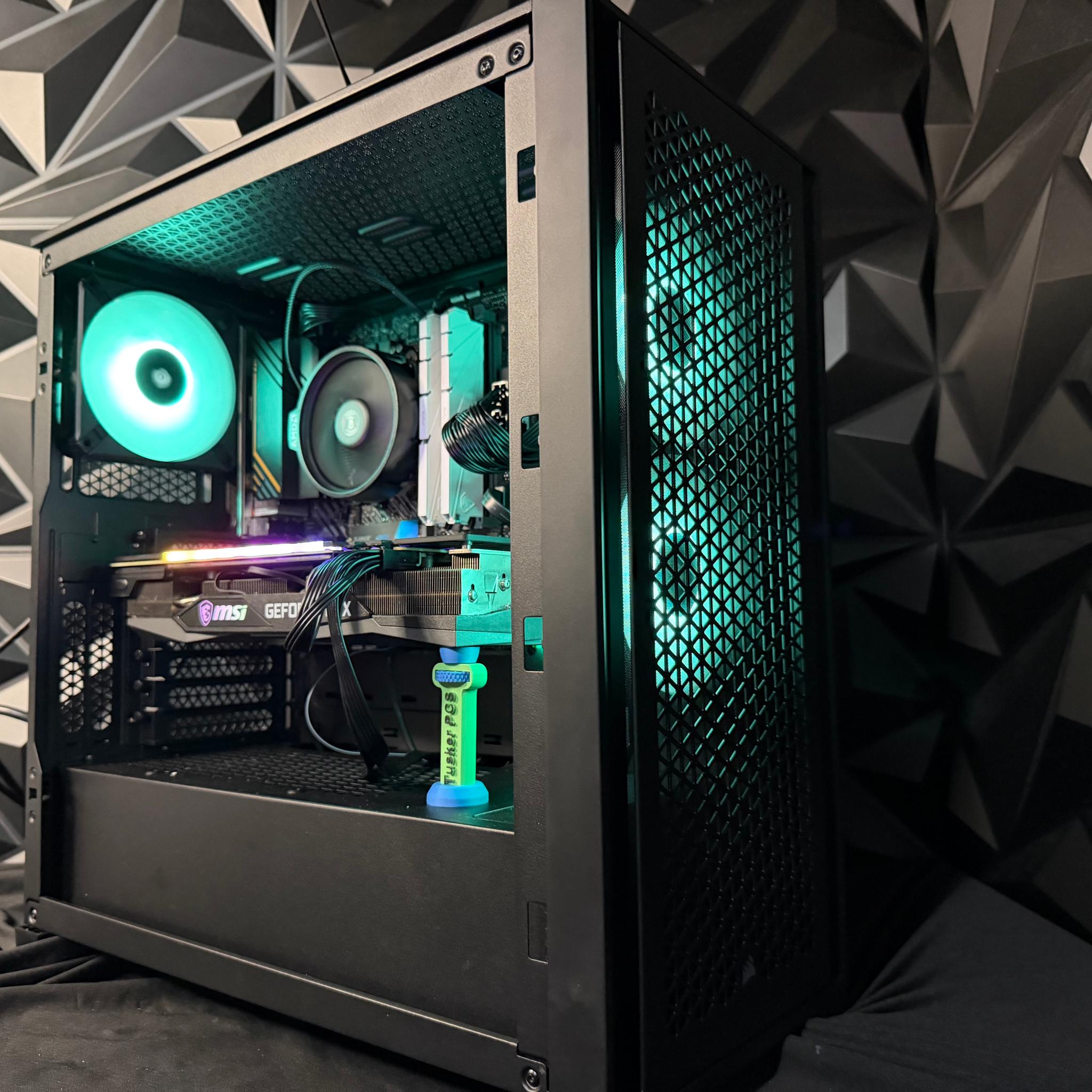 ⚡🖤 The Dark & Stormy 🌩️💨 Ryzen 5 5500| RTX 3070| 32 GB DDR4| 1 TB NVMe