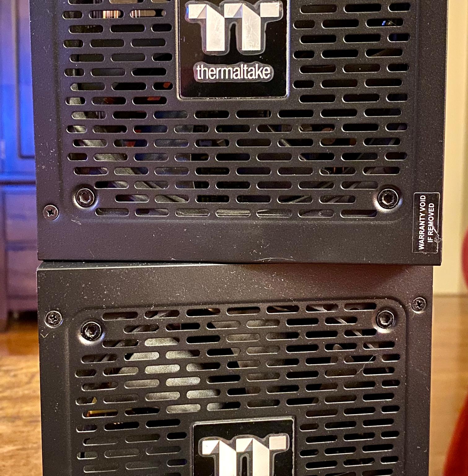 2X TT Toughpower PF1 80+ Platinum w/All Cables