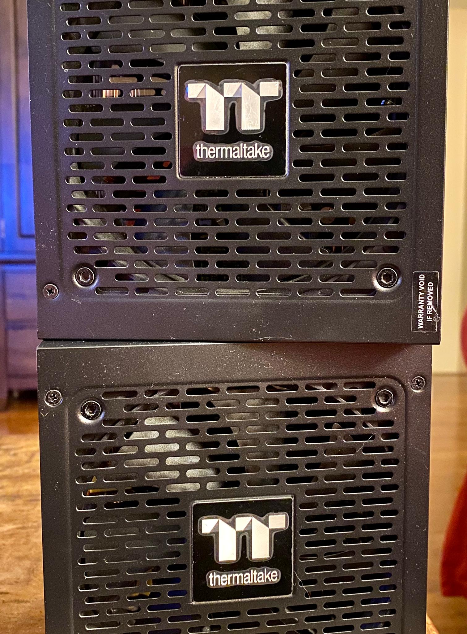 2X TT Toughpower PF1 80+ Platinum w/All Cables