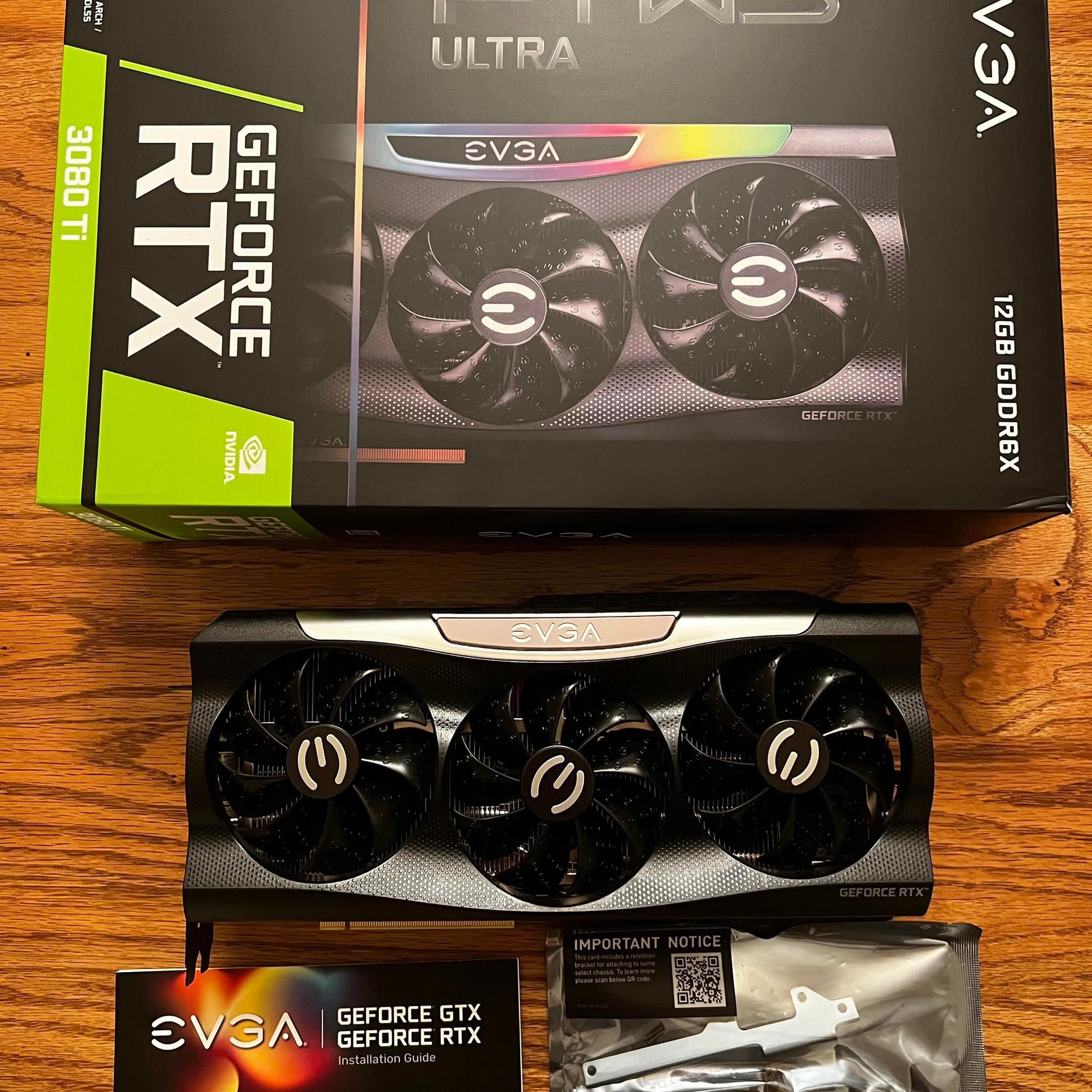 EVGA GeForce RTX 3080 Ti FTW3 Ultra - Excellent Condition, 22+ Months of Warranty Left
