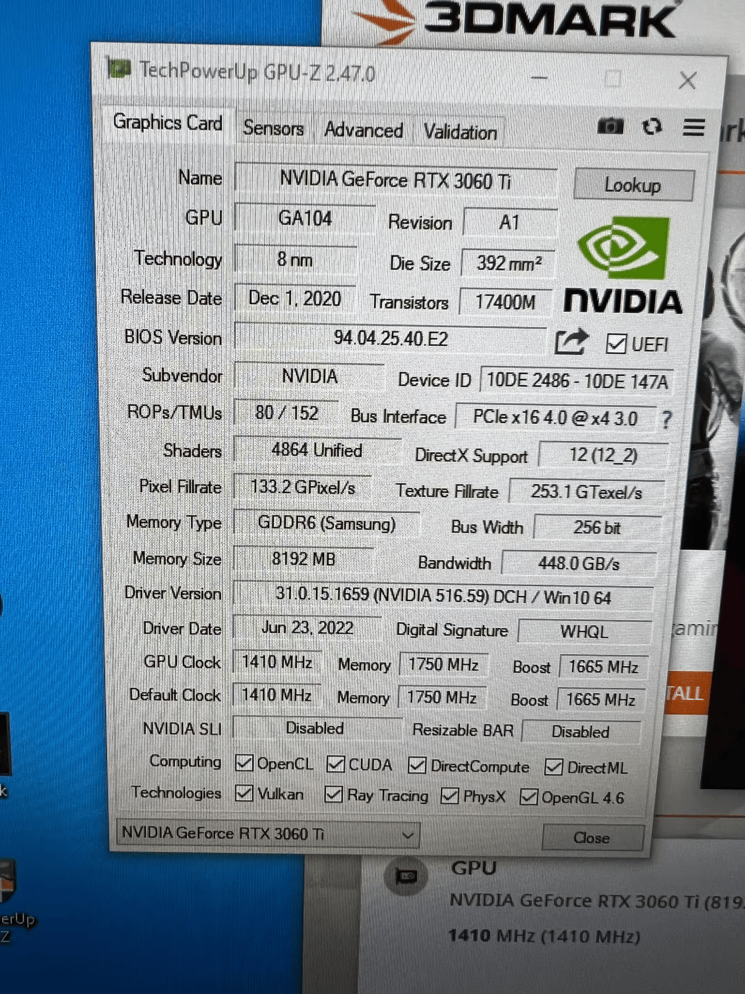 Founders RTX 3060 ti