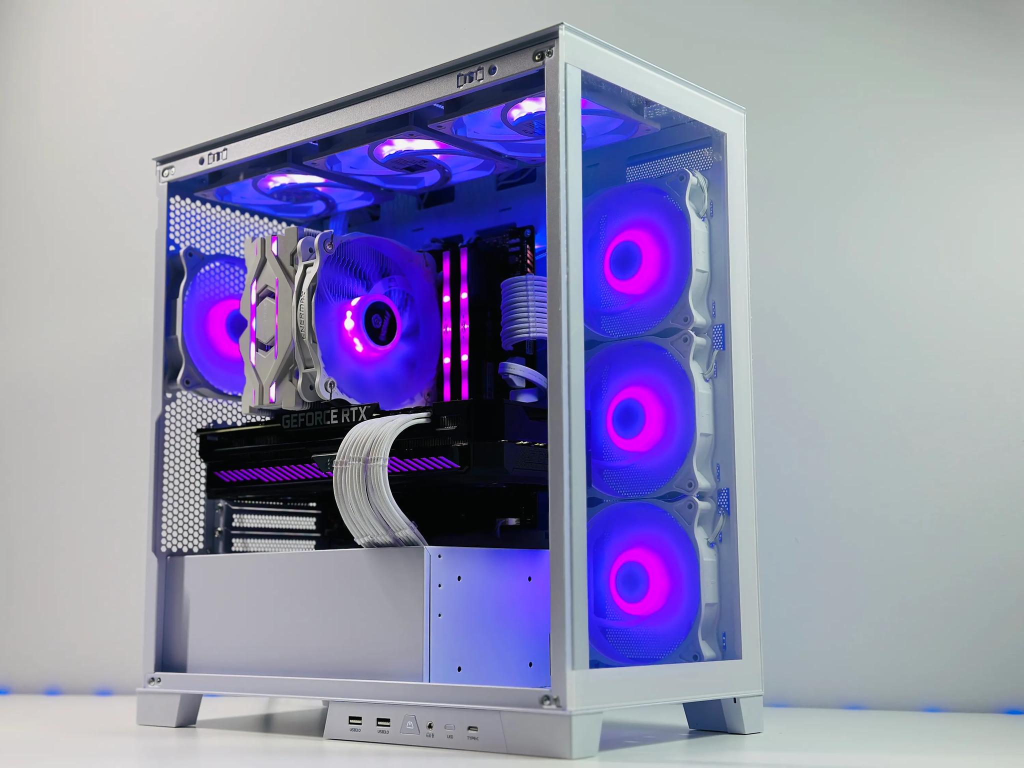 Iceberg🧊 Gaming PC❄️Nvidia RTX 3070 Ti 8GB❄️Intel 12400F 6 core❄️16GB DDR4❄️1TB NVME