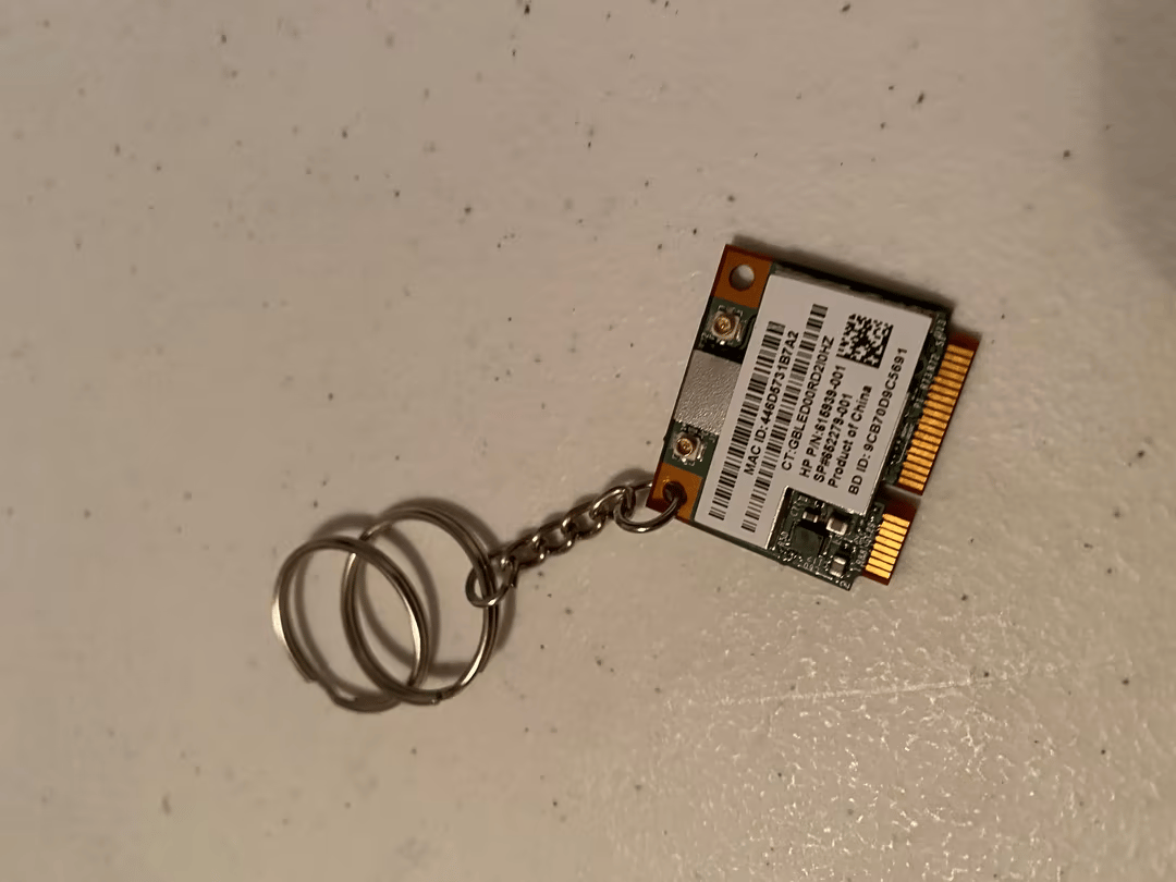 HP Wireless Network Card KEYCHAIN