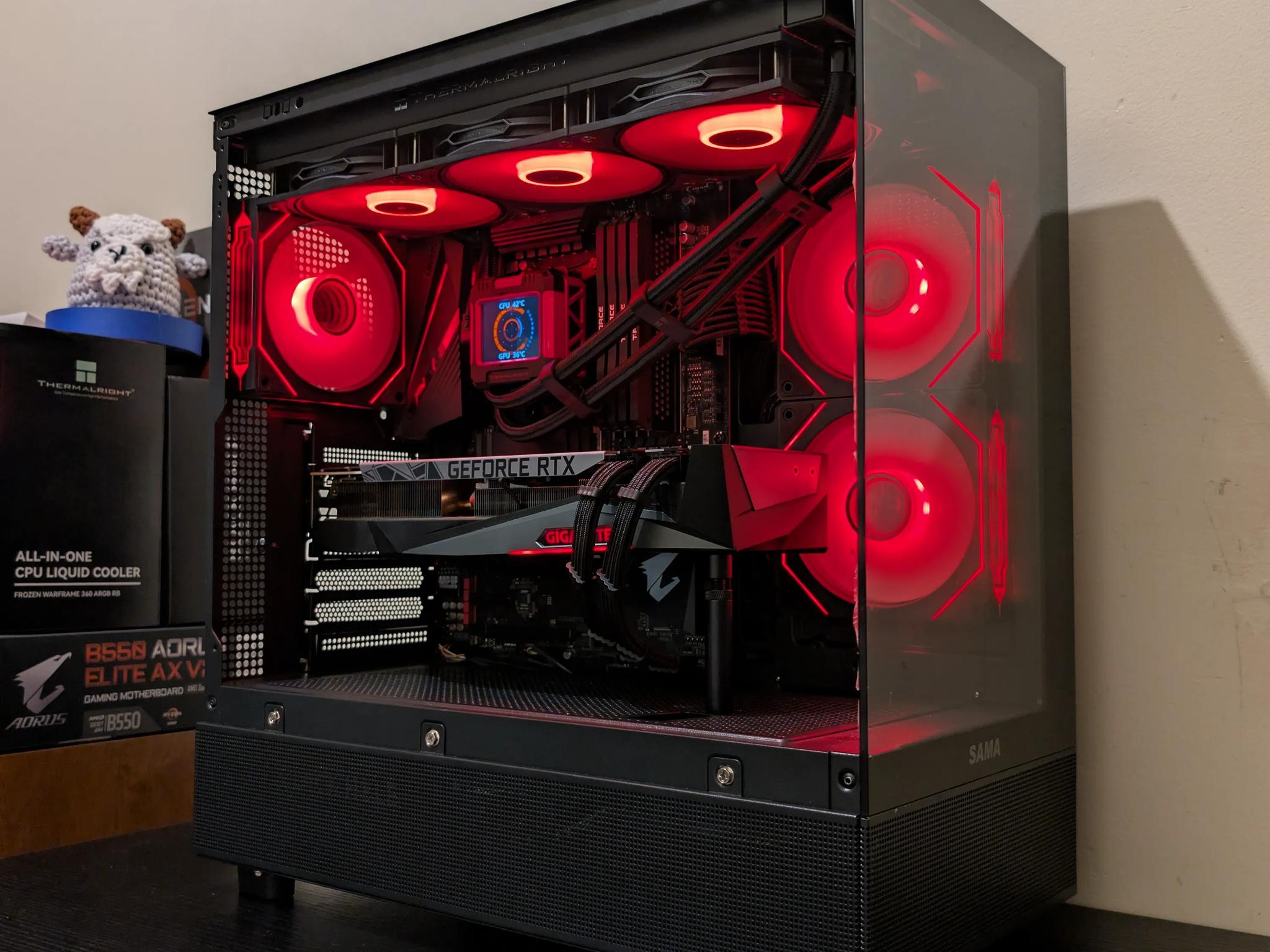 🔥1440p Gaming Beast | RTX 3080 | Ryzen 7 5700X | 1TB SSD | 32GB RAM | WiFi 6 & Bluetooth🔥