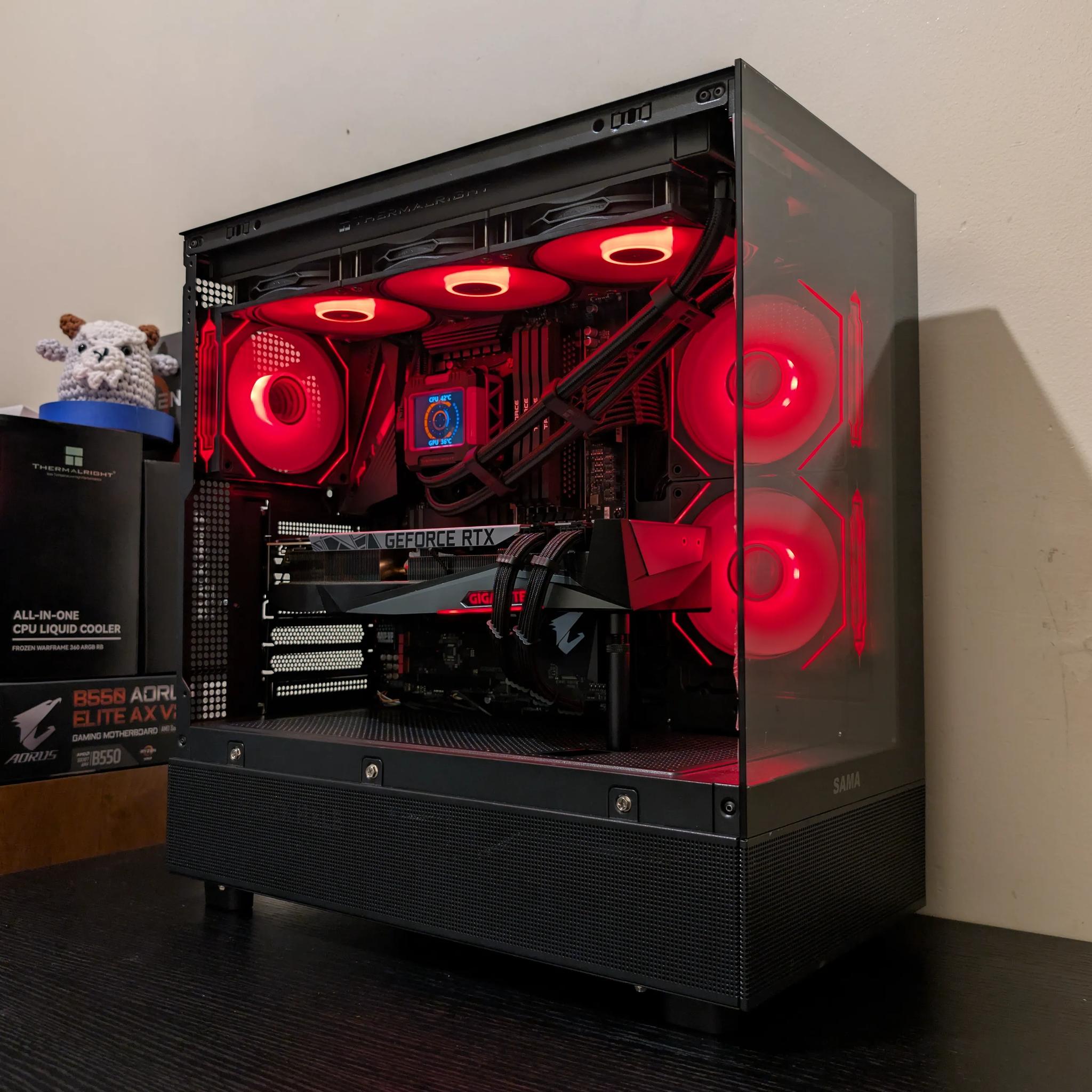 🔥1440p Gaming Beast | RTX 3080 | Ryzen 7 5700X | 1TB SSD | 32GB RAM | WiFi 6 & Bluetooth🔥