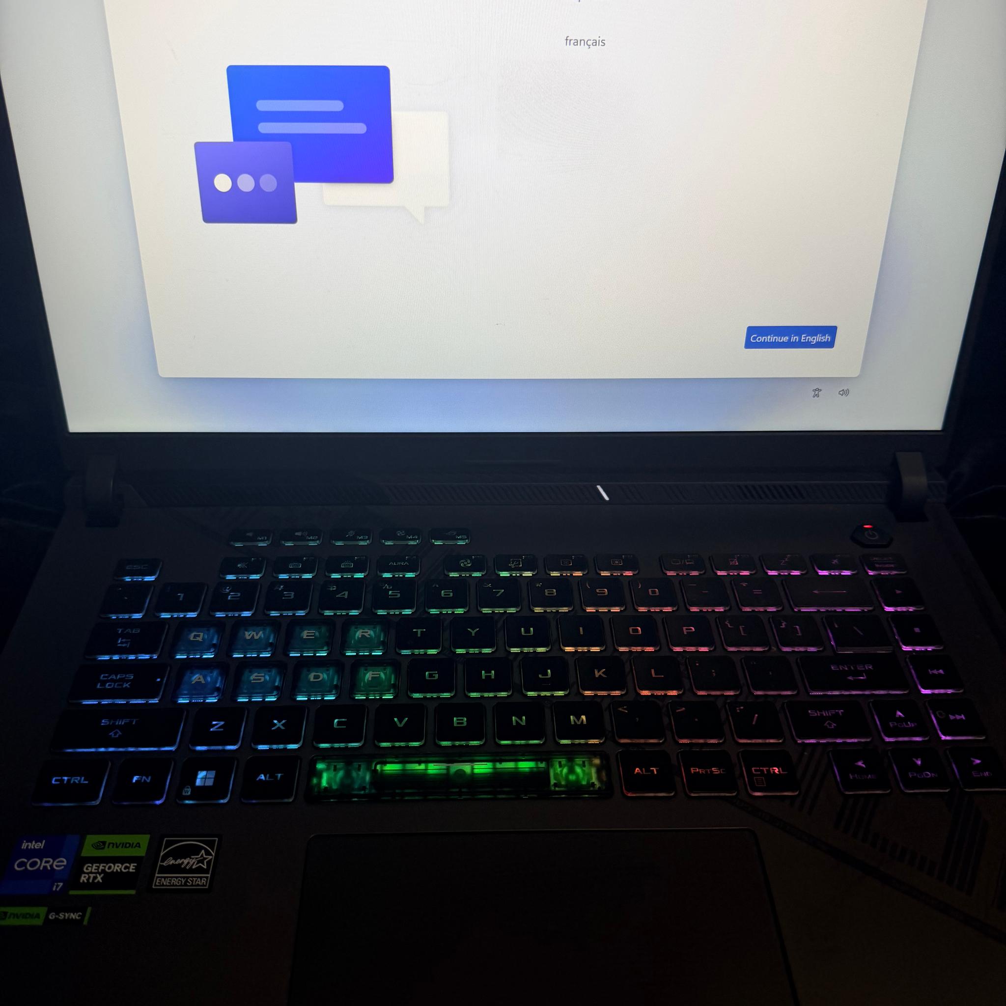 Asus ROG strix G16 grey good condition